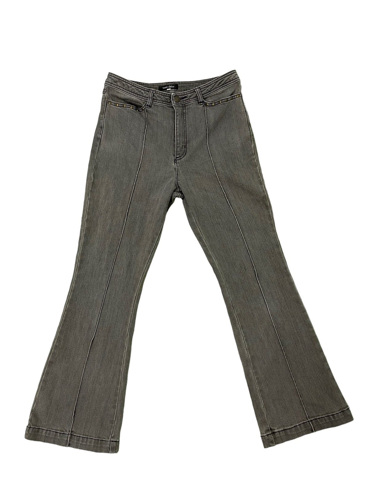 Japanese Brand Flare Jeans Livre Claire Stretch Denim Boot Cut 5🟦3 Size US 30 / EU 46 - 2 Thumbnail