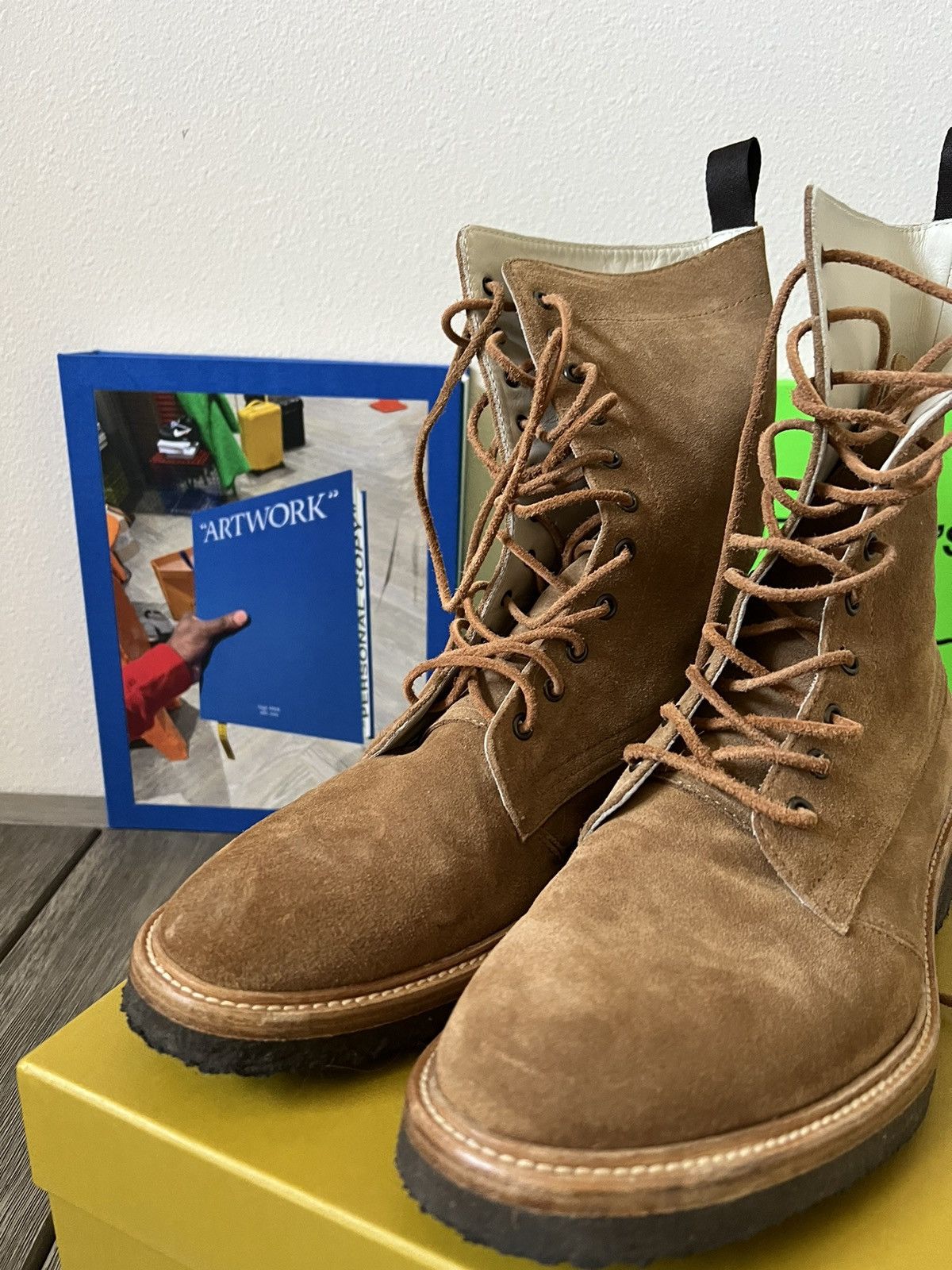 Rhude Rhude MA-1 Boot Brown Suede Size US 12 / EU 45 - 2 Thumbnail