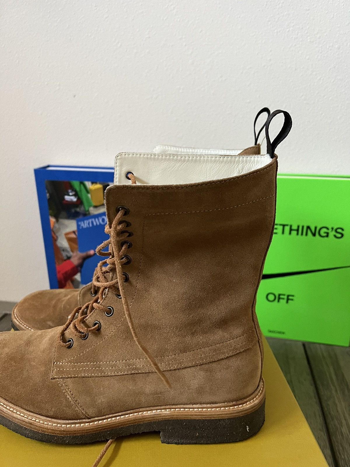 Rhude Rhude MA-1 Boot Brown Suede Size US 12 / EU 45 - 4 Thumbnail