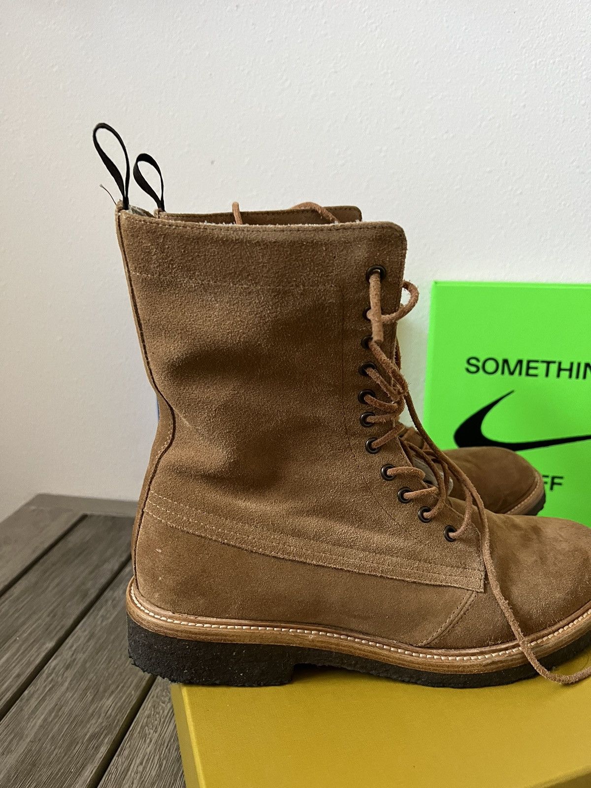 Rhude Rhude MA-1 Boot Brown Suede Size US 12 / EU 45 - 7 Thumbnail