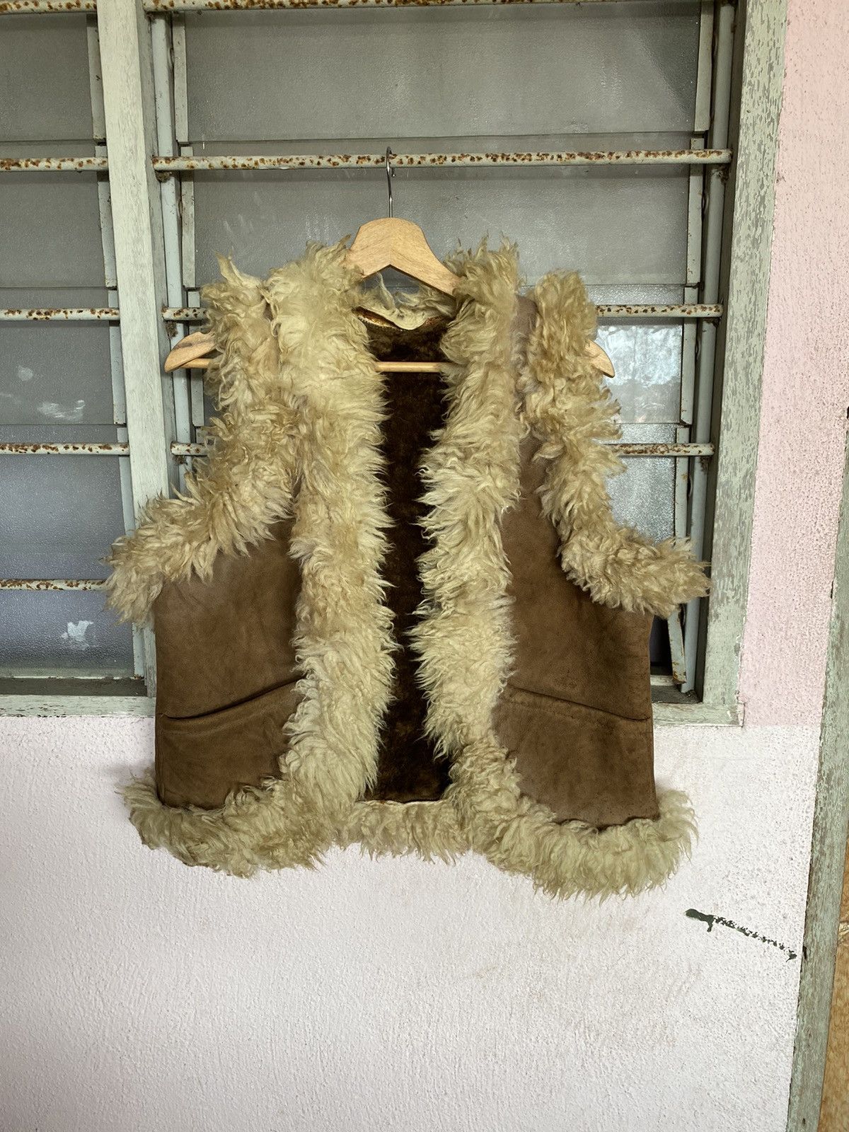Leather ⚡️Rare⚡️ GL. Bowron & Co. Ltd Wool-N-Suede Fur Coat Vest Size US M / EU 48-50 / 2 - 5 Thumbnail
