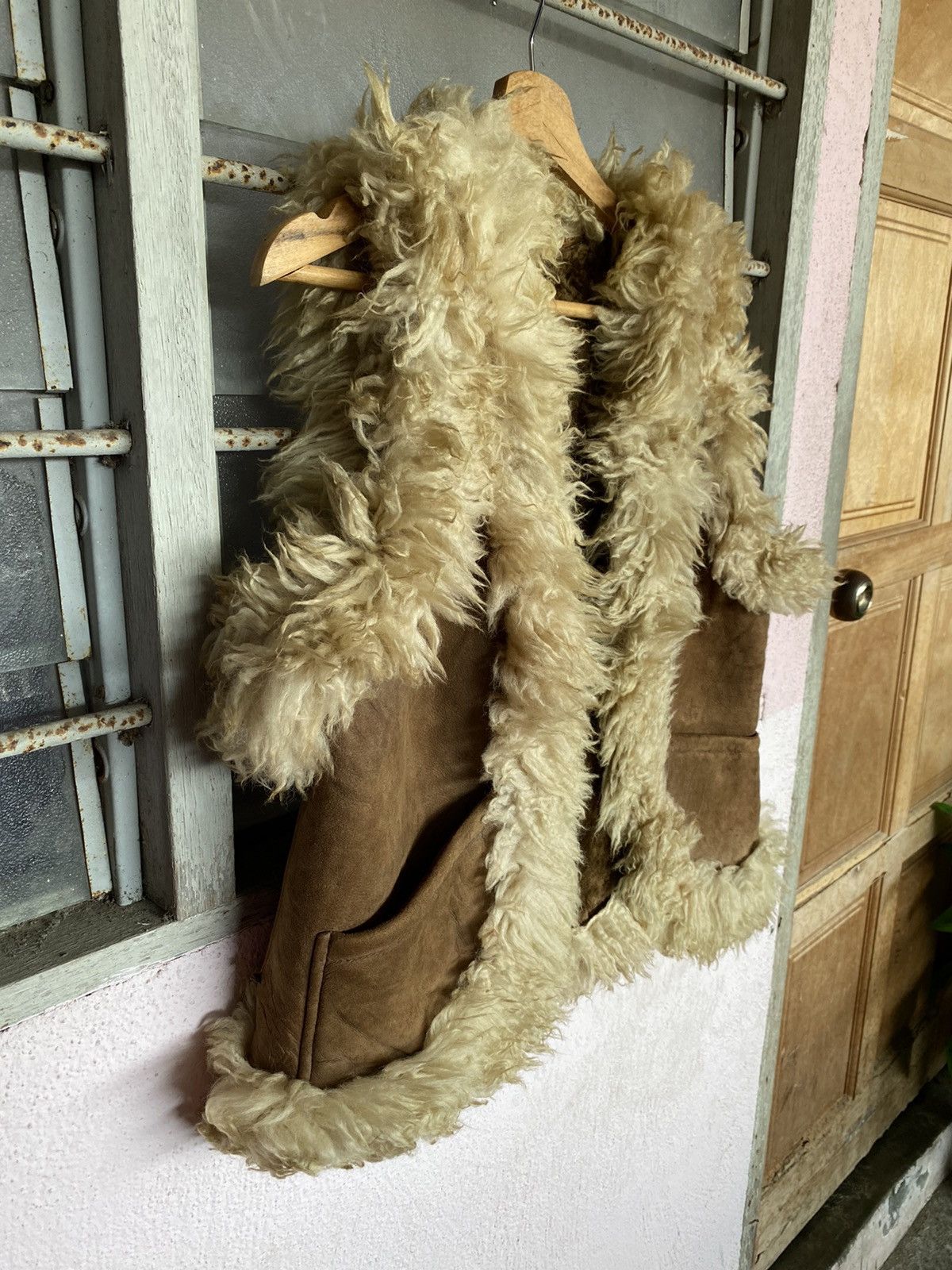 Leather ⚡️Rare⚡️ GL. Bowron & Co. Ltd Wool-N-Suede Fur Coat Vest Size US M / EU 48-50 / 2 - 4 Thumbnail