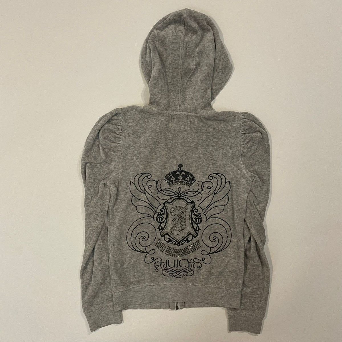 Juicy Couture Juicy Couture grey full zip hoodie big logo Size XS / US 0-2 / IT 36-38 - 9 Thumbnail