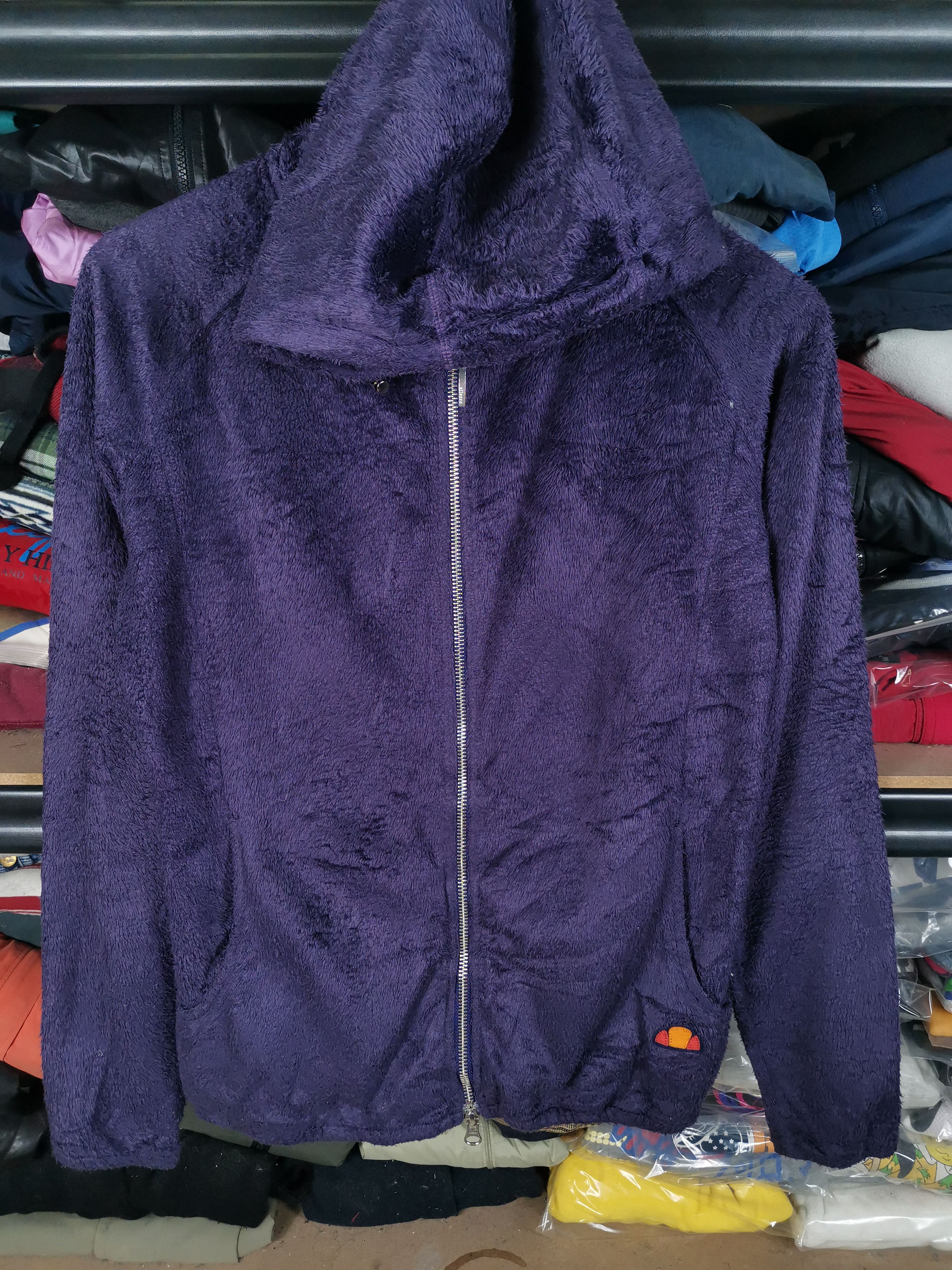 Vintage Ellesse Fleece Sweater Hoodie Women
