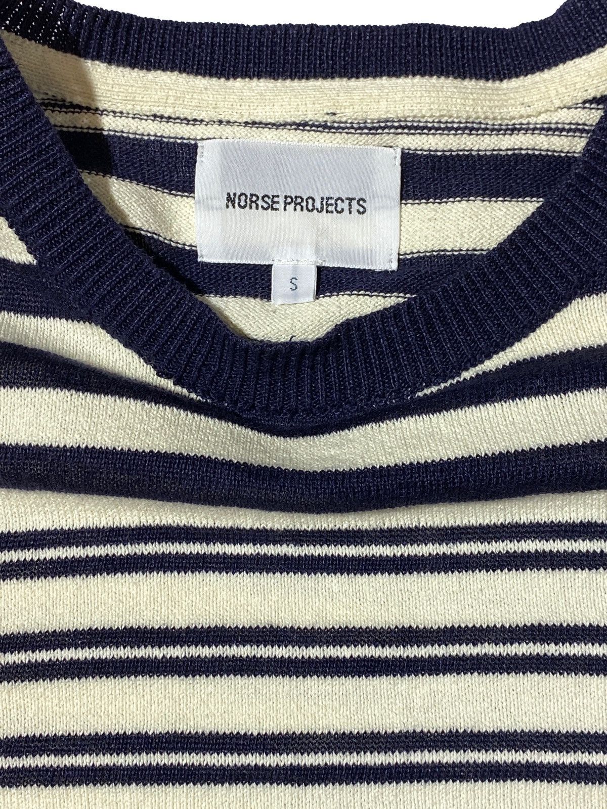Norse Projects Norse Projects stripes cotton sweater size S Size US S / EU 44-46 / 1 - 7 Thumbnail