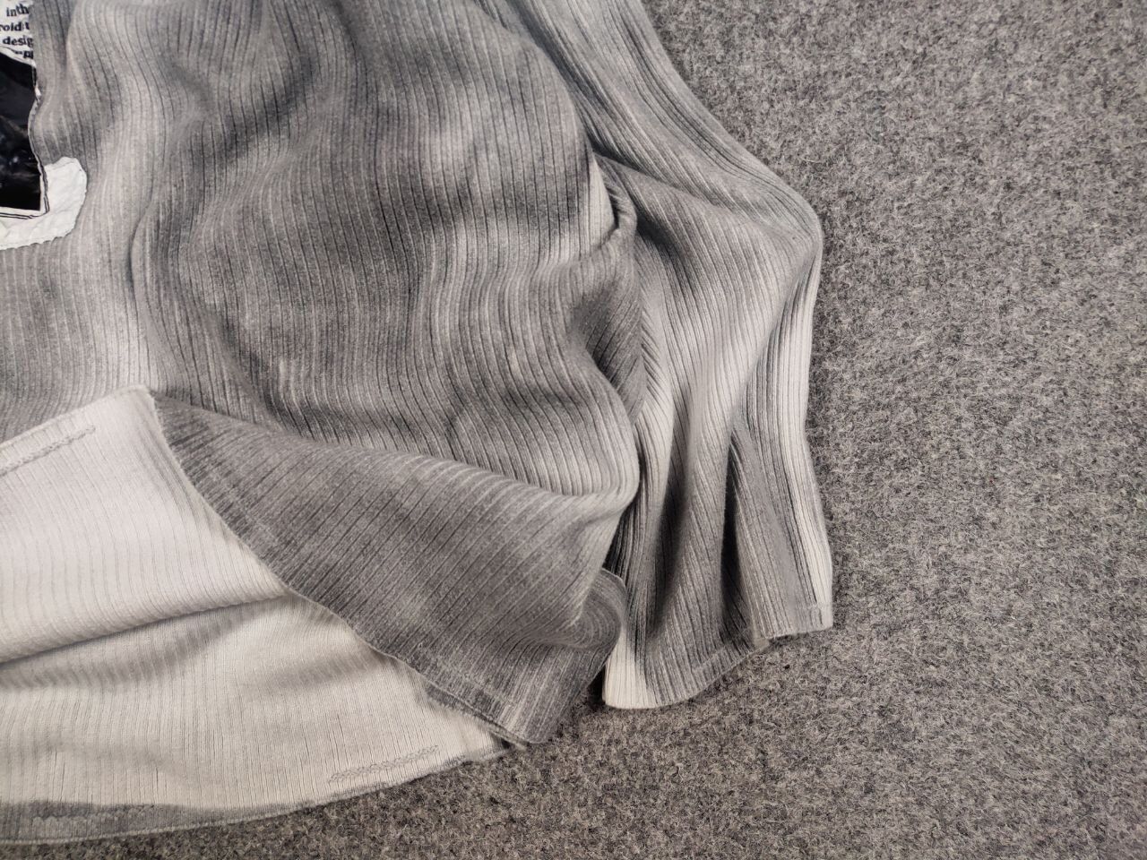 Japanese Brand Trisegga Design Japanese Style Oversized Gray Logo Sweater Size US M / EU 48-50 / 2 - 10 Thumbnail