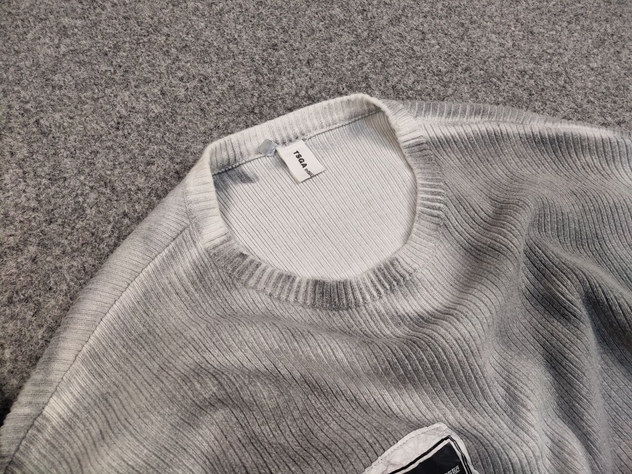 Japanese Brand Trisegga Design Japanese Style Oversized Gray Logo Sweater Size US M / EU 48-50 / 2 - 15 Thumbnail