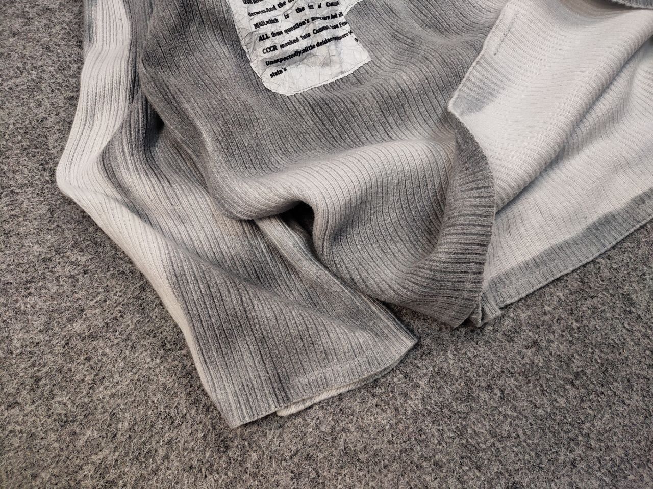 Japanese Brand Trisegga Design Japanese Style Oversized Gray Logo Sweater Size US M / EU 48-50 / 2 - 6 Thumbnail