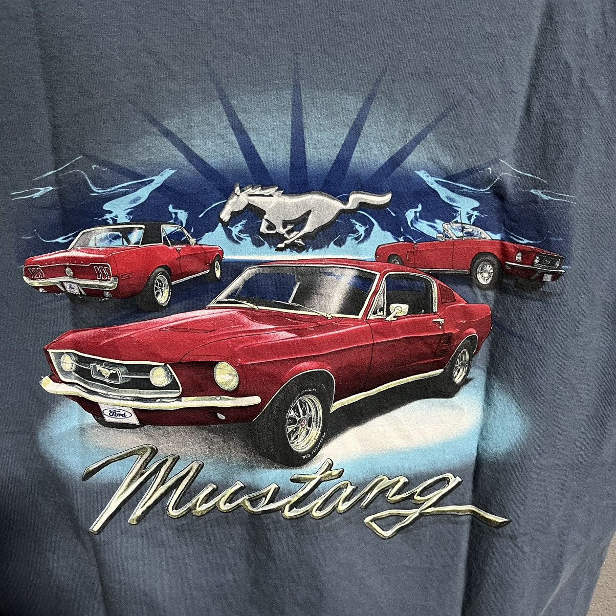 Ford Vintage Early Generation of Ford Mustang Tshirt Size US L / EU 52-54 / 3 - 2 Thumbnail