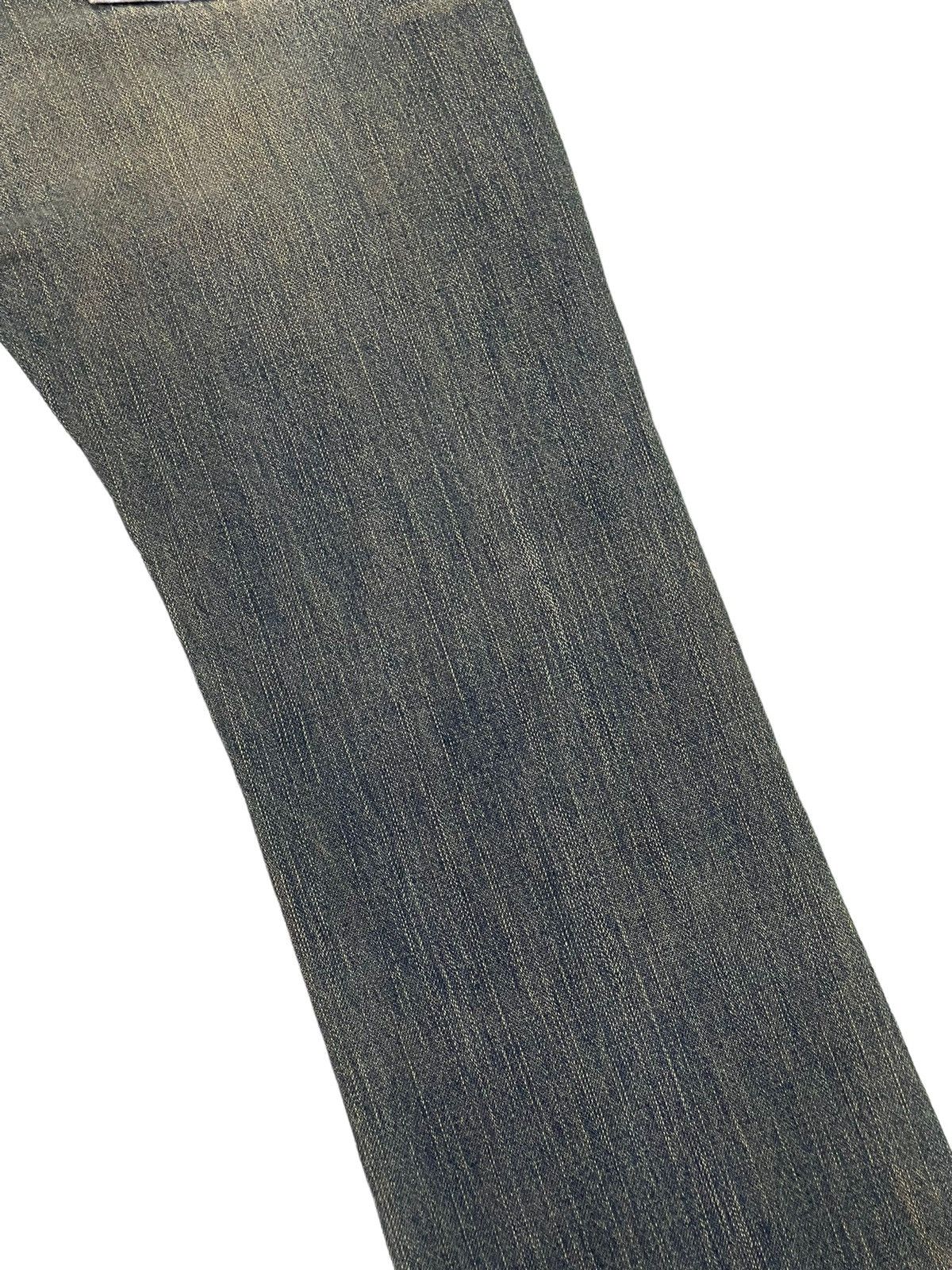 Japanese Brand Flare Jeans Wrangler Distress Denim Boot Cut 5🟦3 Size US 32 / EU 48 - 17 Thumbnail