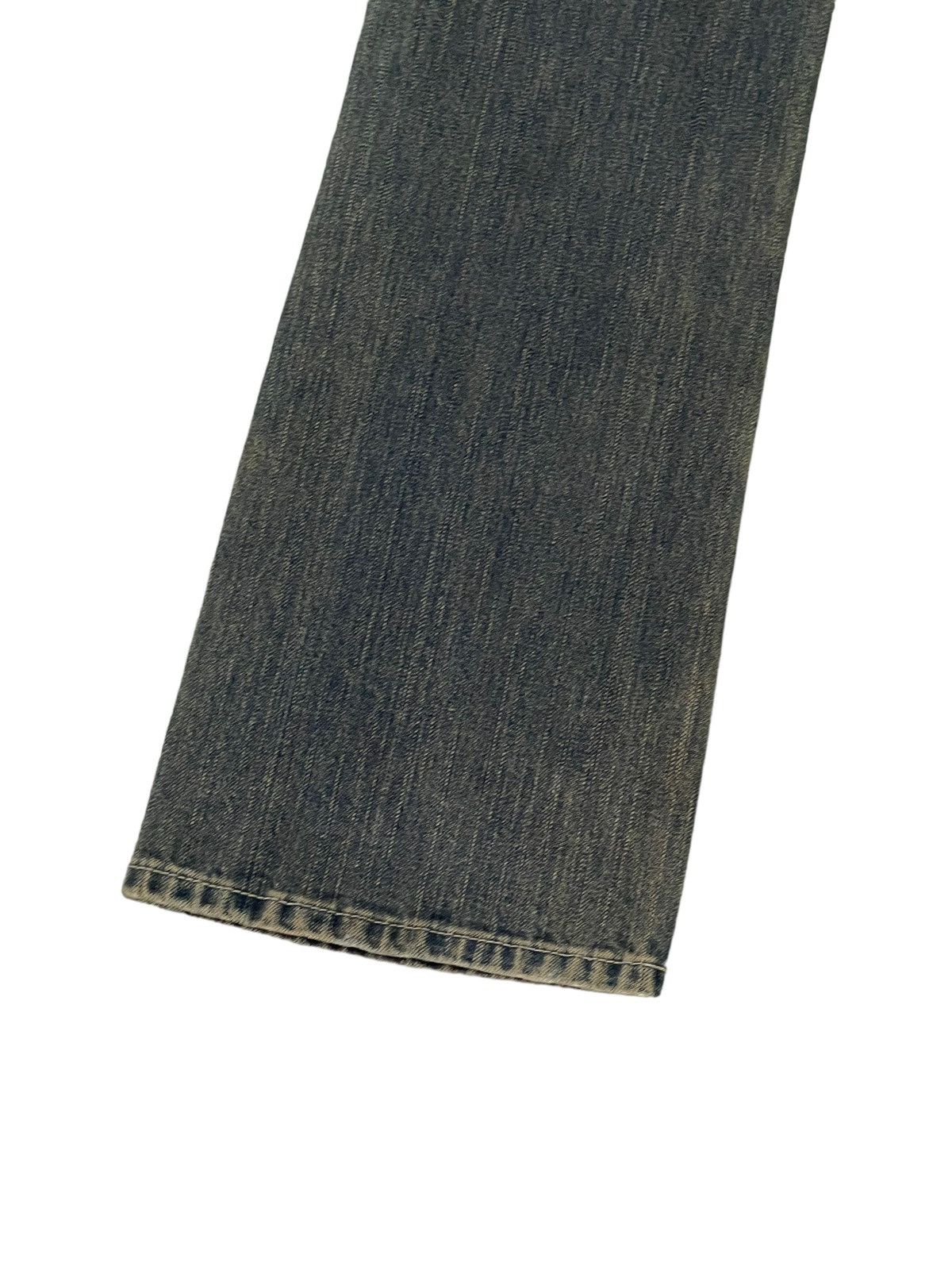 Japanese Brand Flare Jeans Wrangler Distress Denim Boot Cut 5🟦3 Size US 32 / EU 48 - 15 Thumbnail