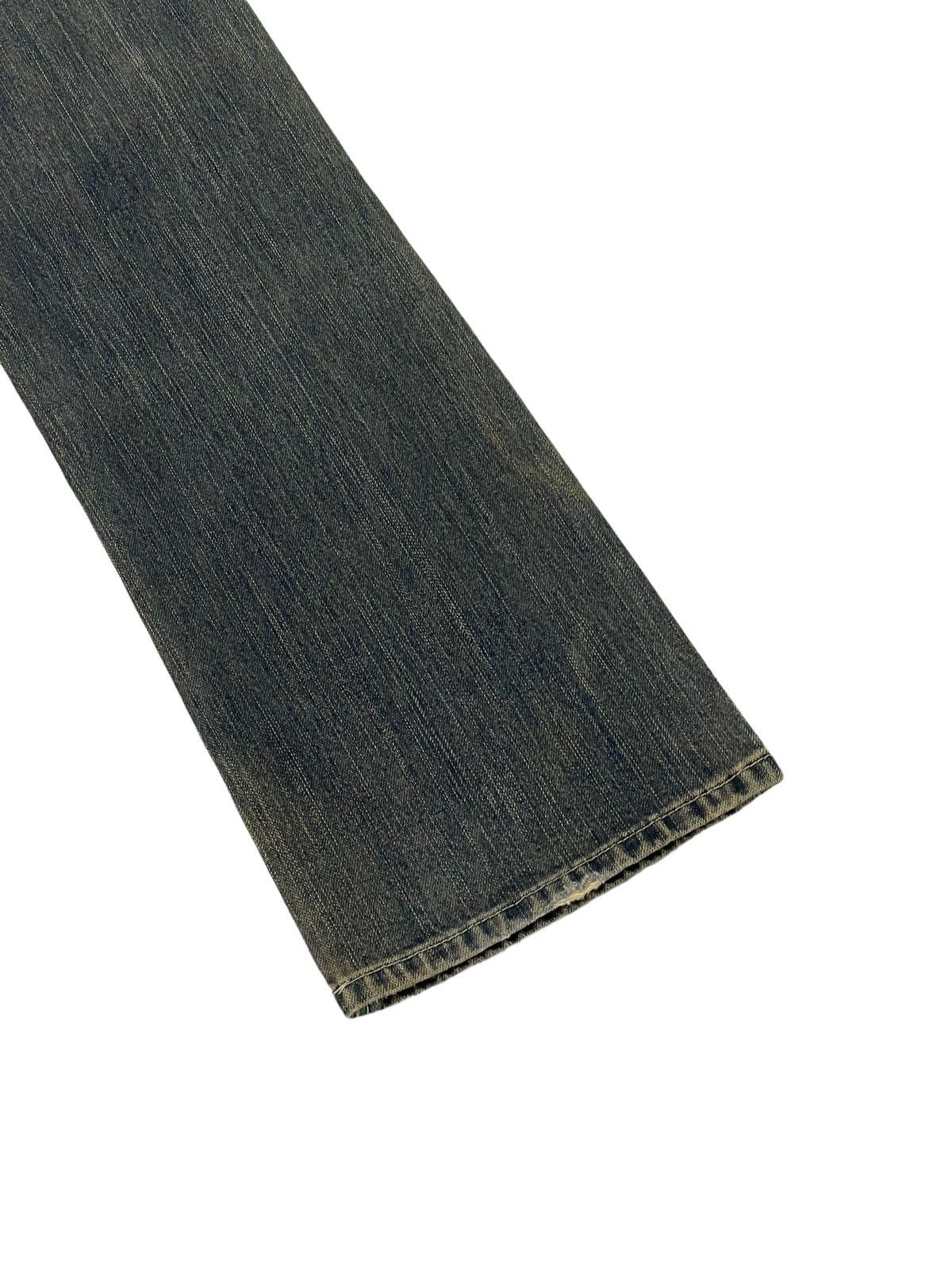 Japanese Brand Flare Jeans Wrangler Distress Denim Boot Cut 5🟦3 Size US 32 / EU 48 - 14 Thumbnail