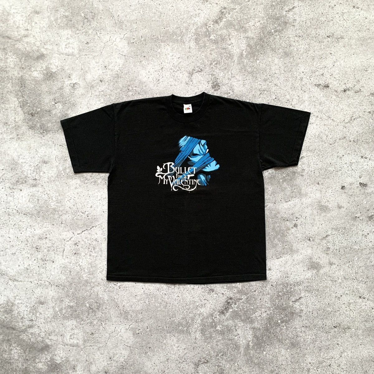 Rock Off Maglietta Ufficiale Bullet For My Valentine Thrash Skull, Unisex Cotone Morbido, Stampa Frontale