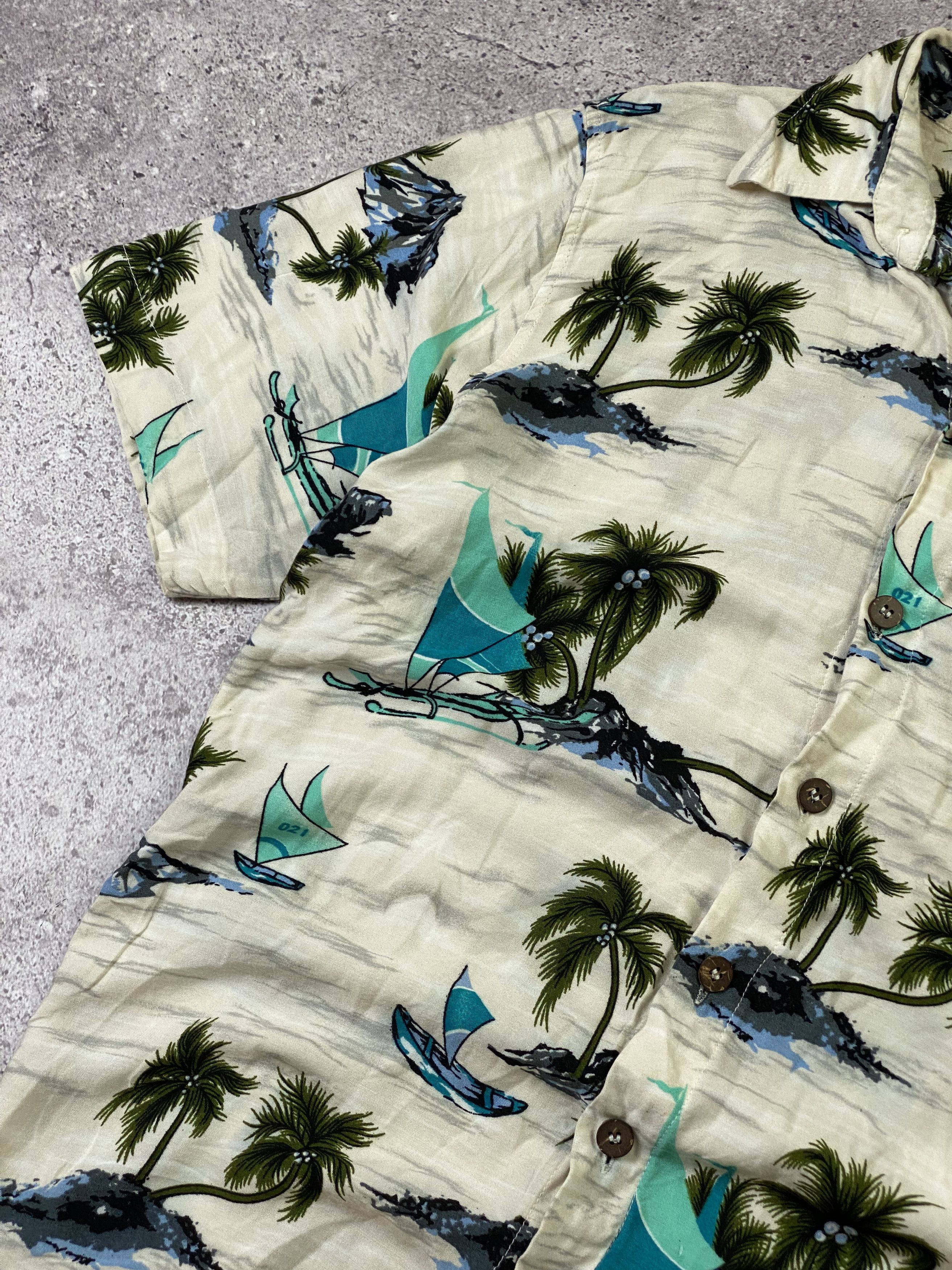 Quicksilver × Quiksilver 90s Vintage Quiksilver Hawaii Shirt Made in Australia Size US S / EU 44-46 / 1 - 4 Thumbnail
