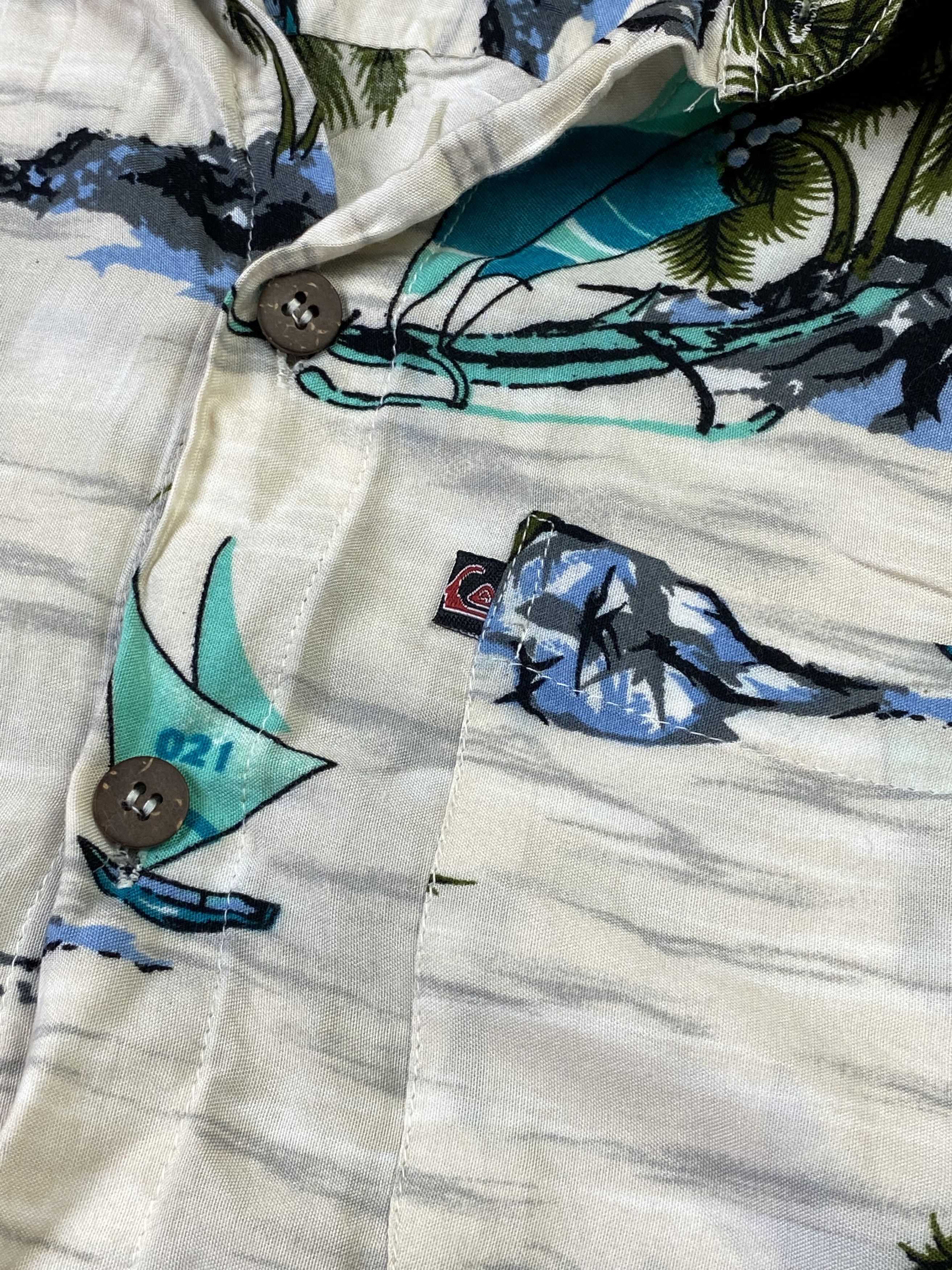 Quicksilver × Quiksilver 90s Vintage Quiksilver Hawaii Shirt Made in Australia Size US S / EU 44-46 / 1 - 5 Thumbnail