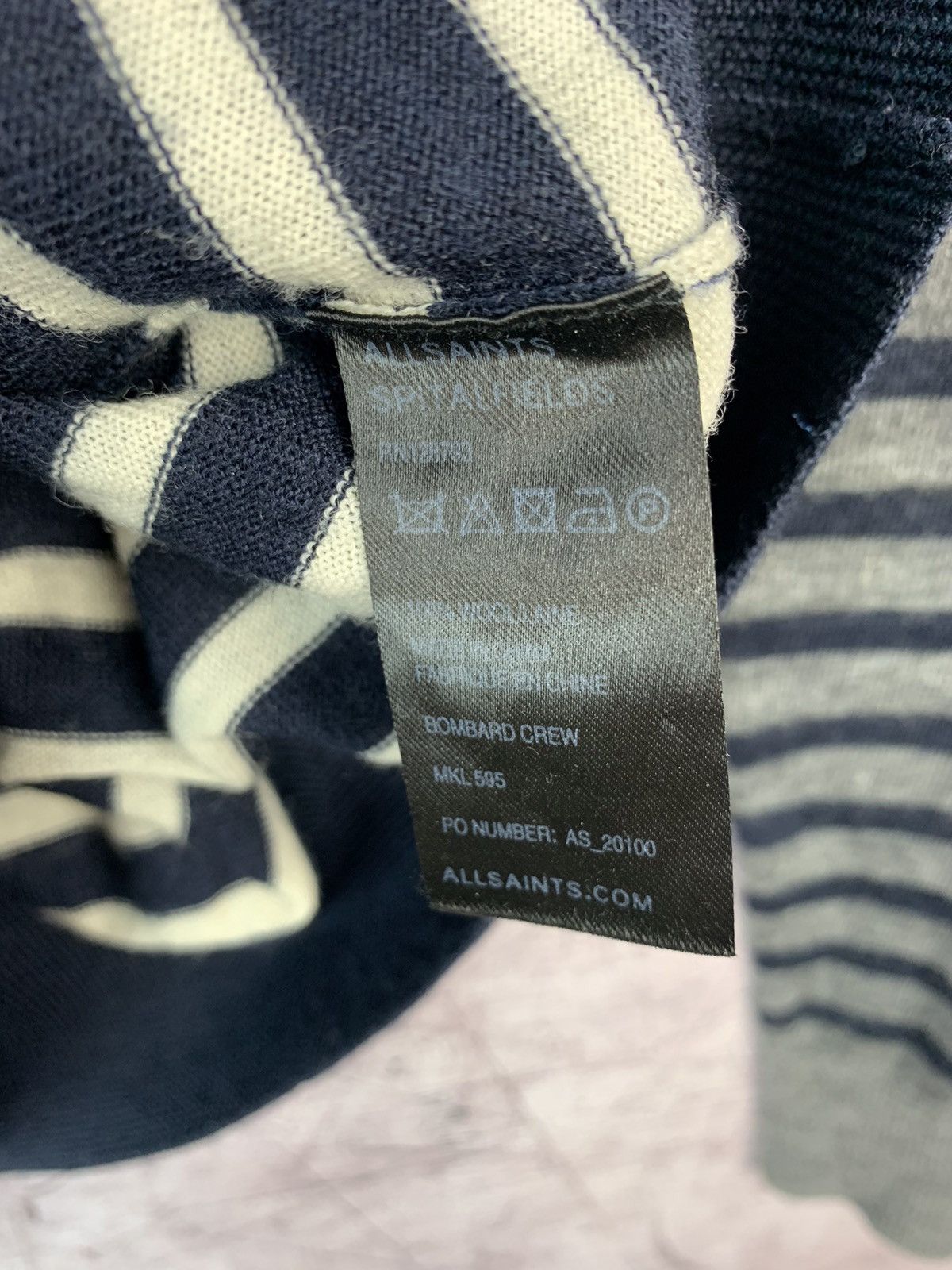 Allsaints Allsaints Bombard Crew Mens Spitalfield Sweater Size US L / EU 52-54 / 3 - 6 Thumbnail