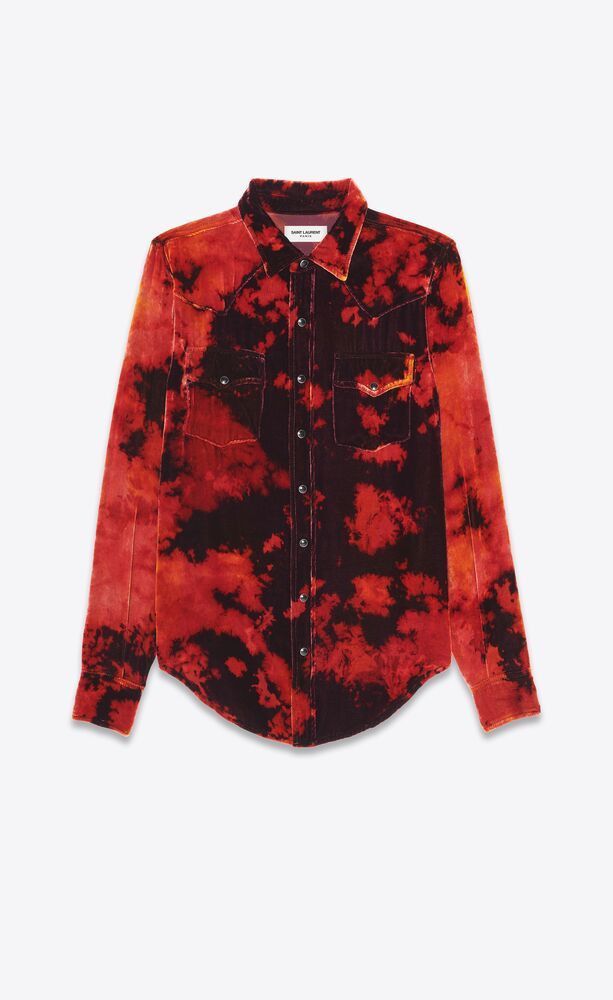 o1s1wg110623 Shirt in Red & Black