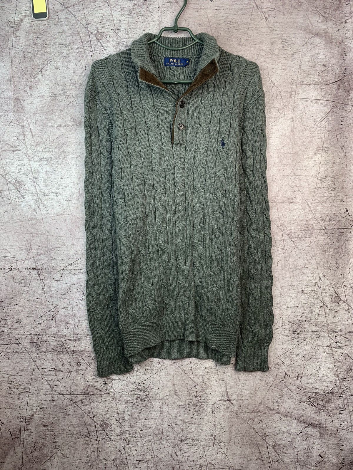 Polo Ralph Lauren Vintage Polo Ralph Lauren 1/4 Zip Sweater Size US M / EU 48-50 / 2 - 1 Thumbnail