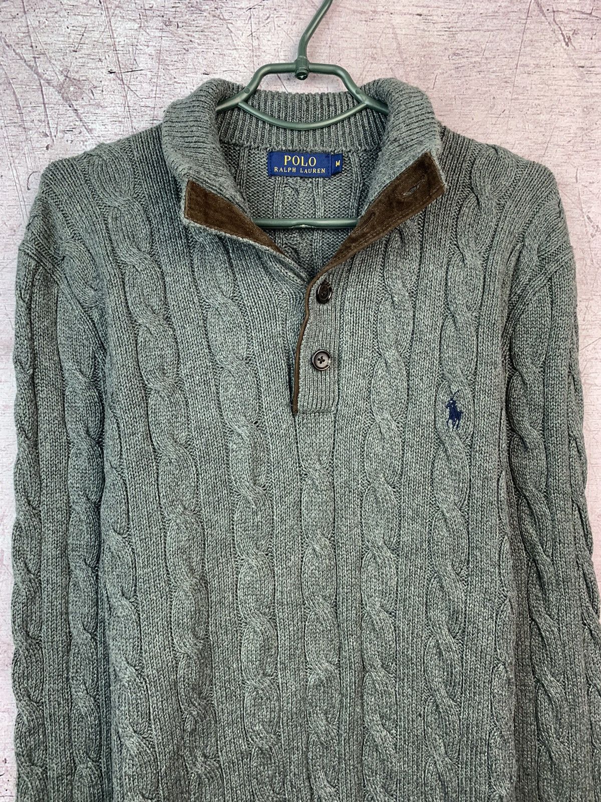 Polo Ralph Lauren Vintage Polo Ralph Lauren 1/4 Zip Sweater Size US M / EU 48-50 / 2 - 2 Thumbnail