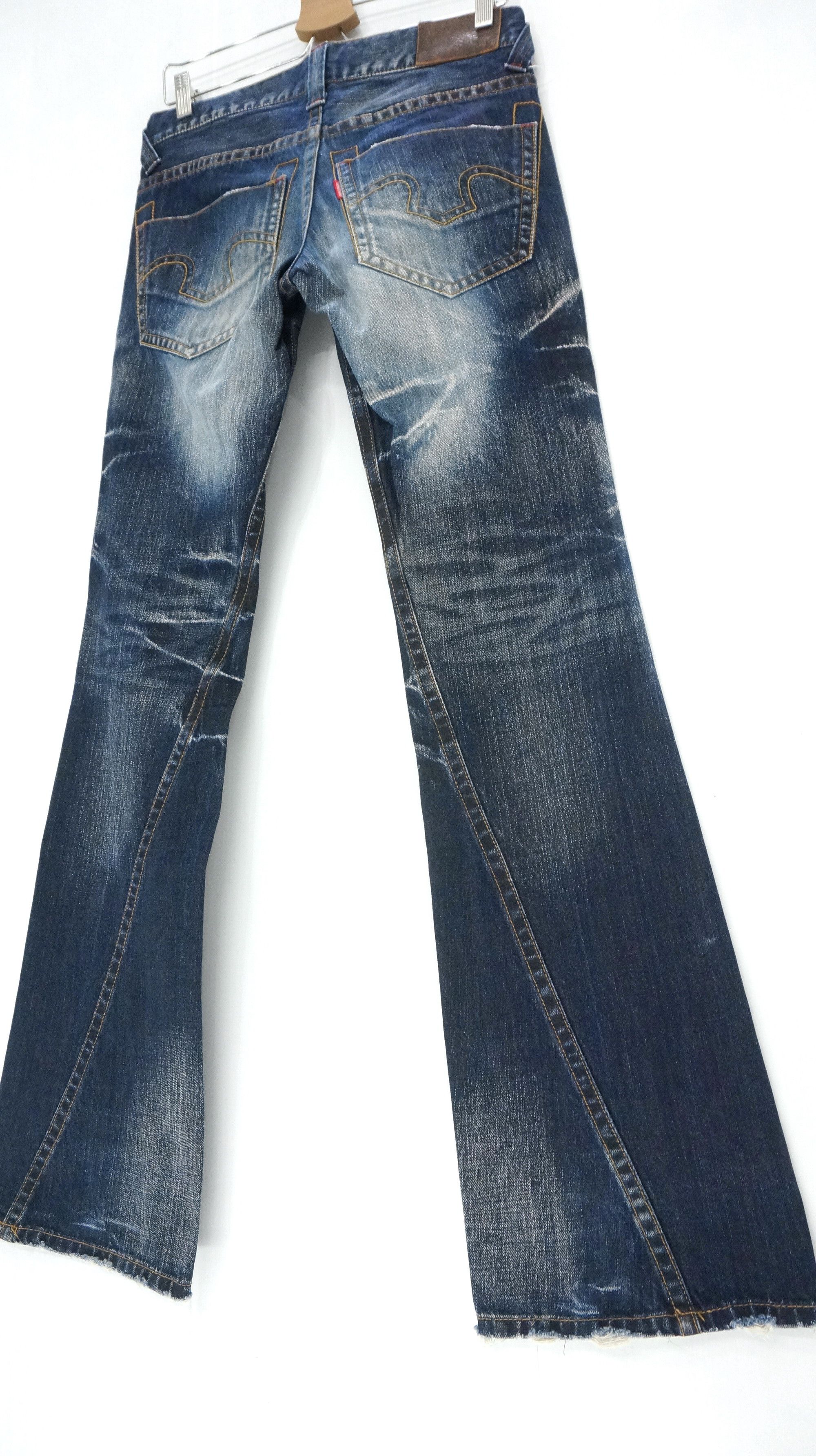 Japanese Brand × Tornado Mart ⚡Vintage TORNADO MART ⚡ Distressed Acid Wash Jeans Size US 29 - 4 Thumbnail