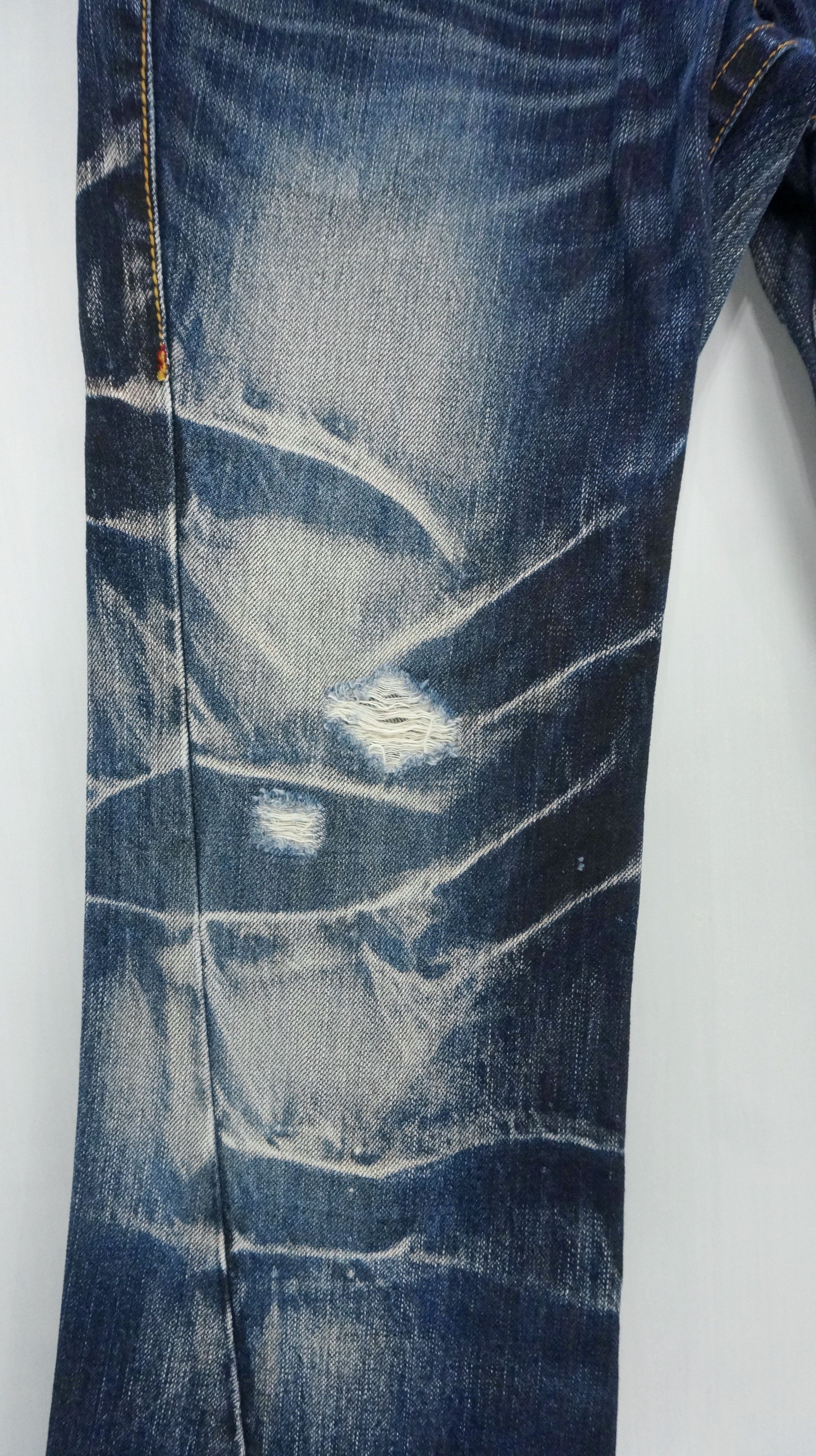 Japanese Brand × Tornado Mart ⚡Vintage TORNADO MART ⚡ Distressed Acid Wash Jeans Size US 29 - 8 Thumbnail