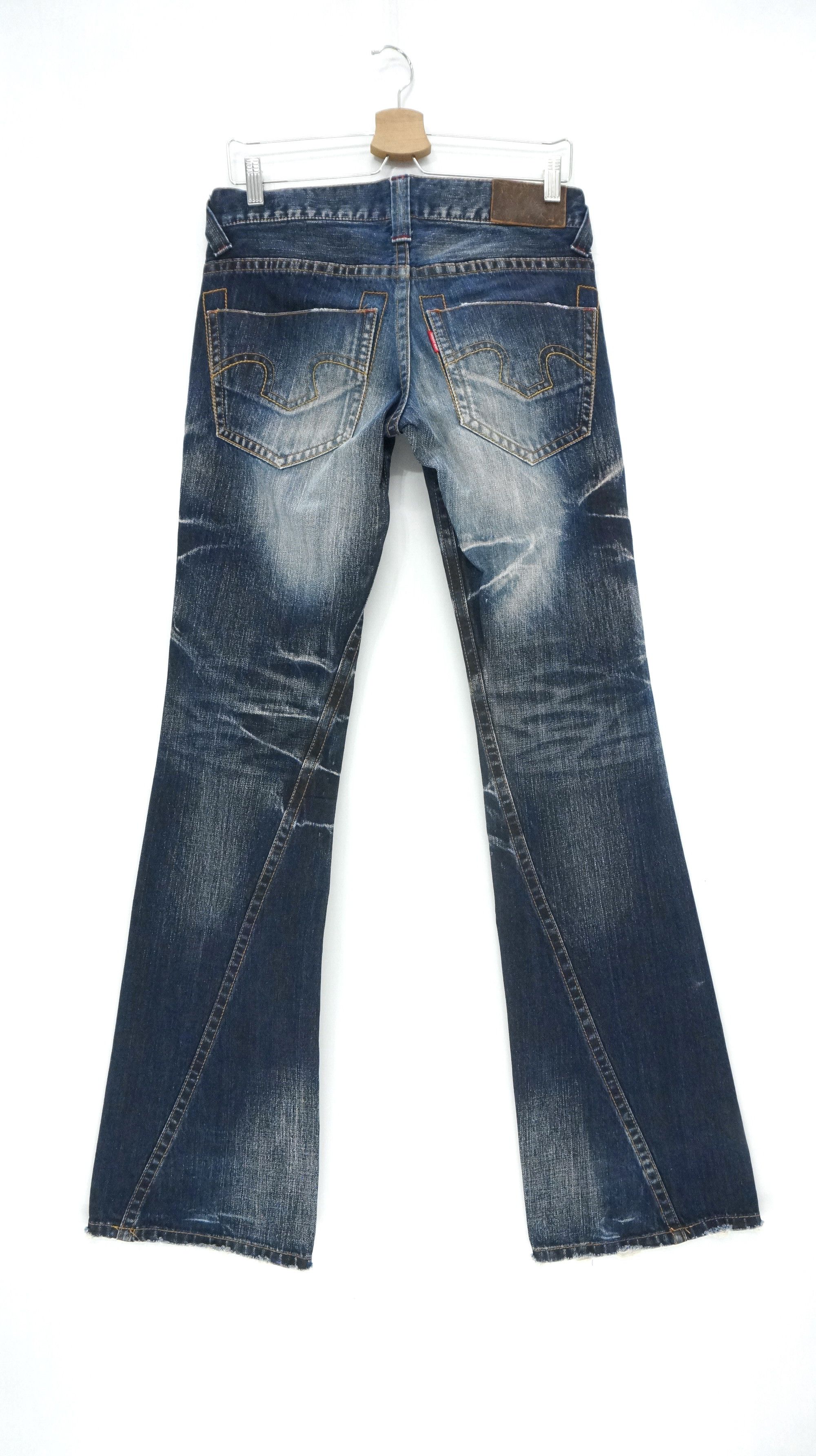 Japanese Brand × Tornado Mart ⚡Vintage TORNADO MART ⚡ Distressed Acid Wash Jeans Size US 29 - 3 Thumbnail
