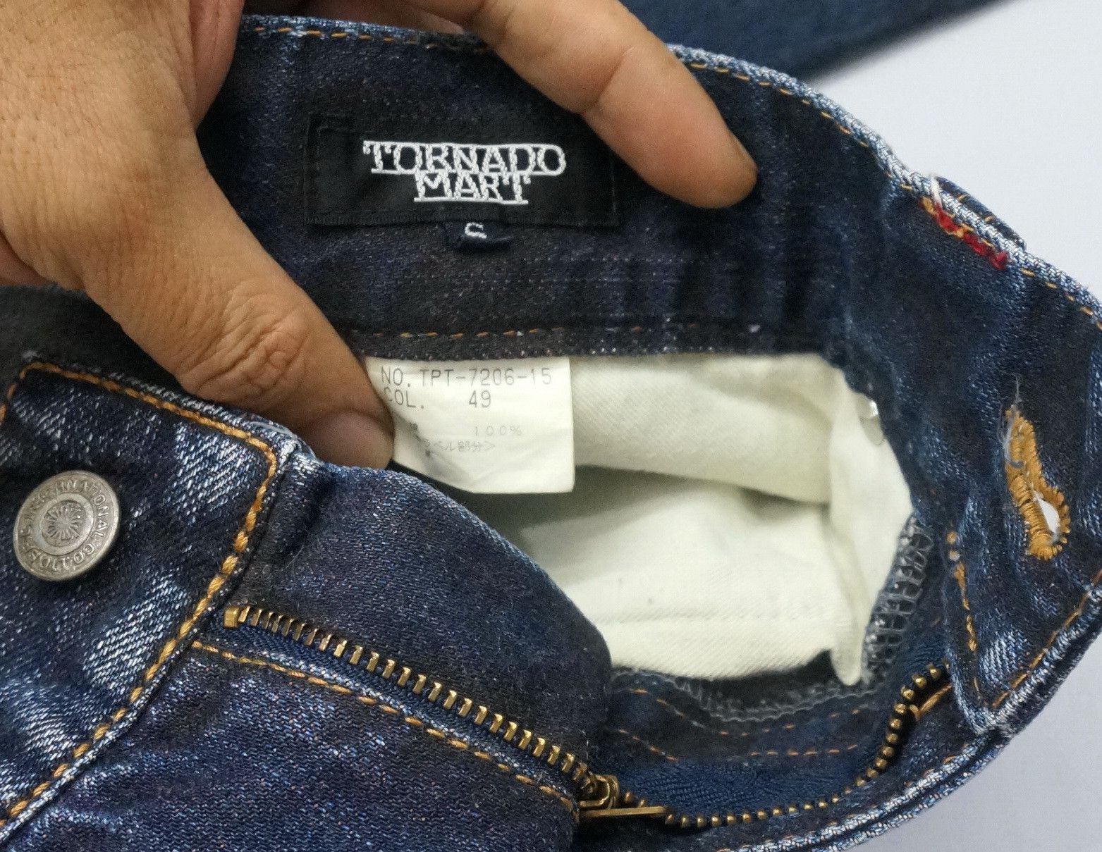 Japanese Brand × Tornado Mart ⚡Vintage TORNADO MART ⚡ Distressed Acid Wash Jeans Size US 29 - 14 Thumbnail
