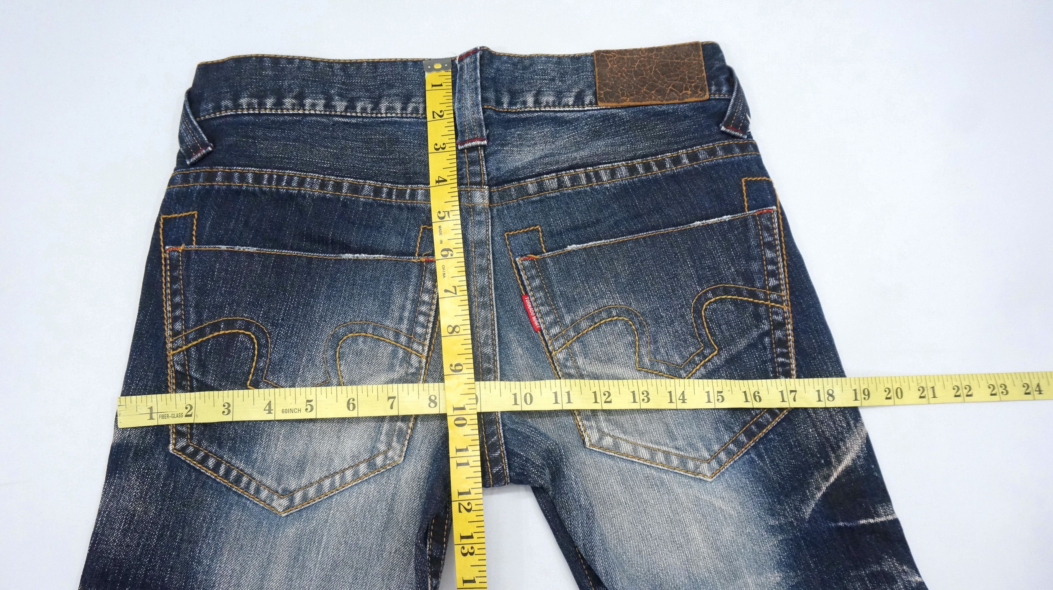Japanese Brand × Tornado Mart ⚡Vintage TORNADO MART ⚡ Distressed Acid Wash Jeans Size US 29 - 19 Thumbnail