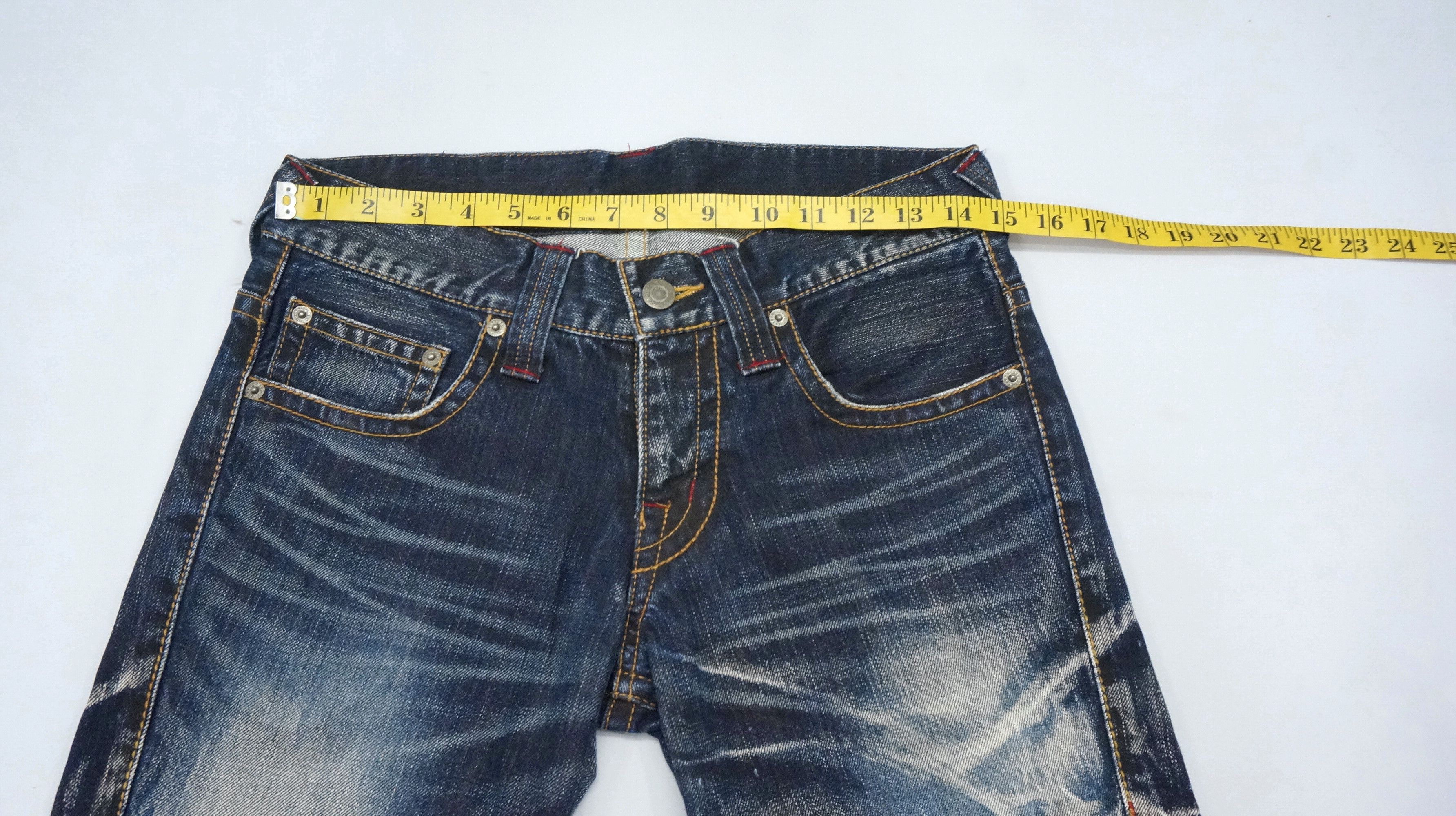 Japanese Brand × Tornado Mart ⚡Vintage TORNADO MART ⚡ Distressed Acid Wash Jeans Size US 29 - 15 Thumbnail