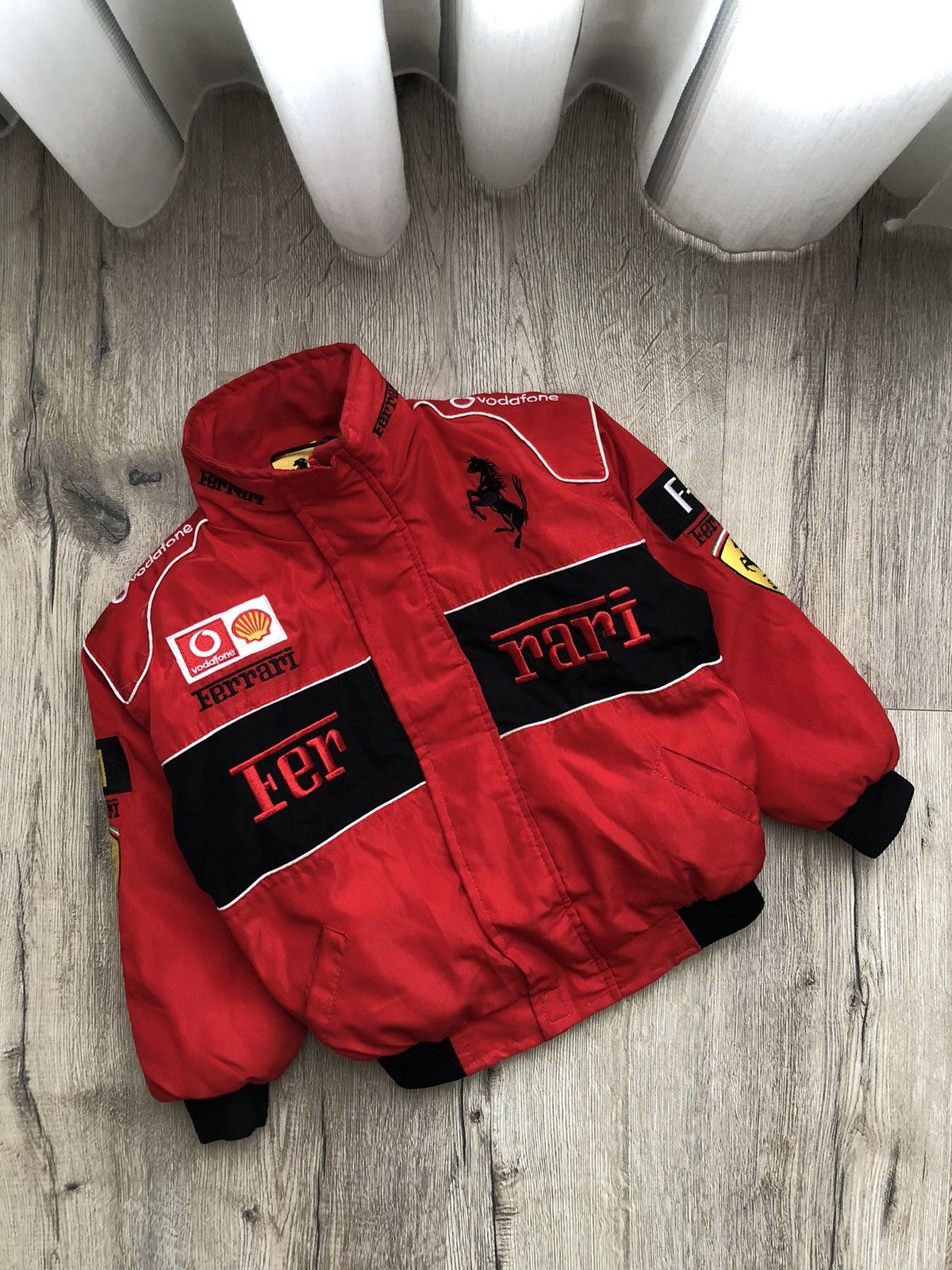 Ferrari × Formula 1 Ferrari F1 Vodafone Kids Racing Jacket Vintage ...