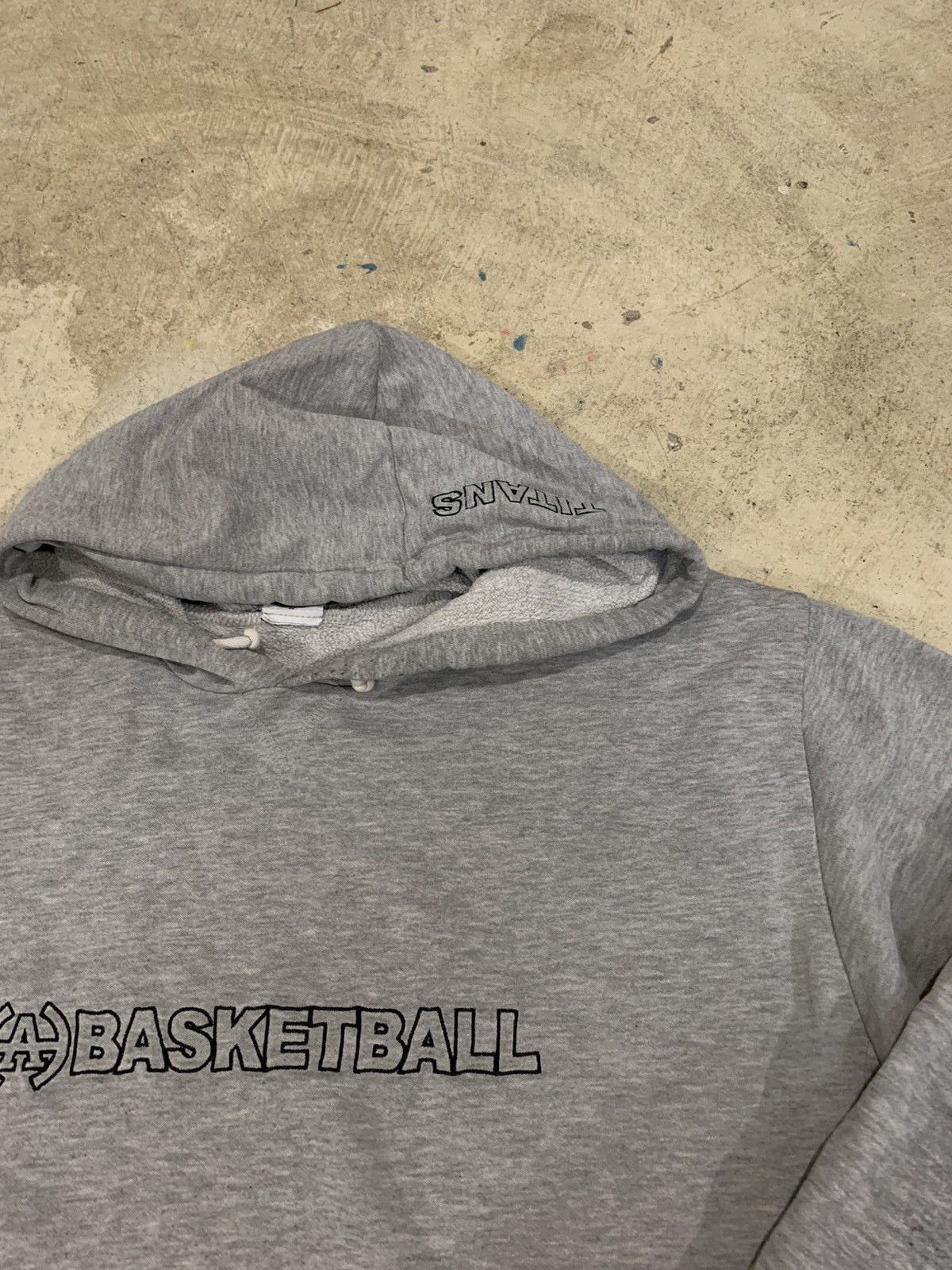 Nike × Vintage Vintage Y2K Middle Swoosh Basketball Hoodie Size US XL / EU 56 / 4 - 4 Thumbnail