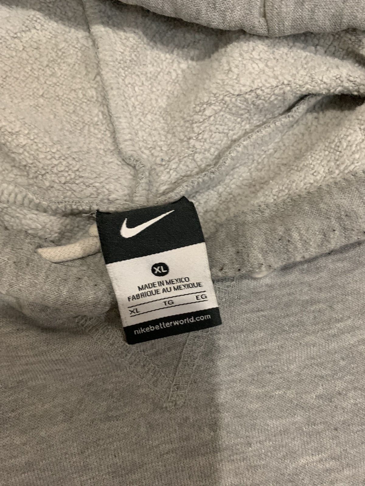 Nike × Vintage Vintage Y2K Middle Swoosh Basketball Hoodie Size US XL / EU 56 / 4 - 5 Thumbnail