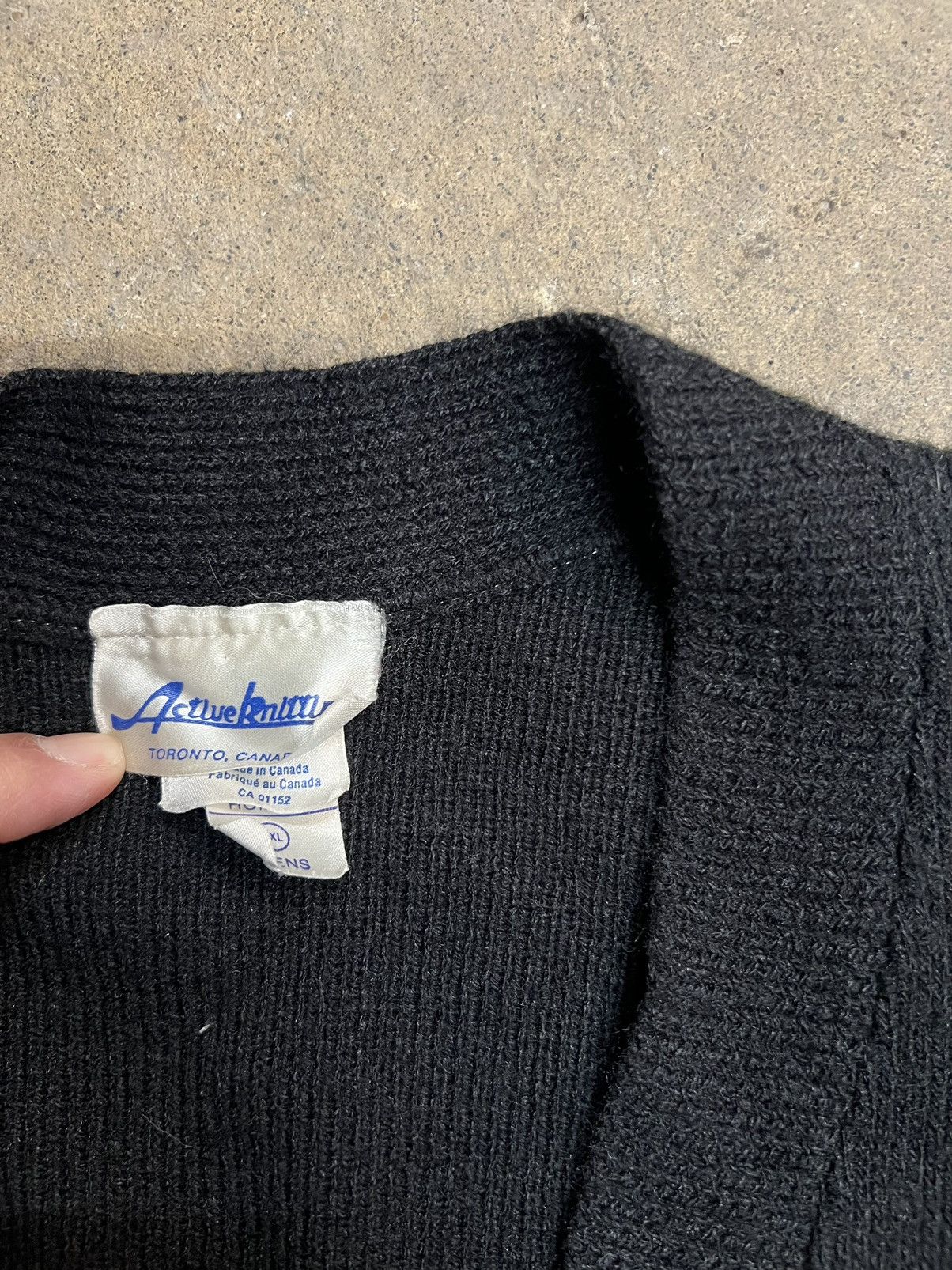 Vintage Vintage 90's DP Knit Cardigan Size US XL / EU 56 / 4 - 4 Thumbnail