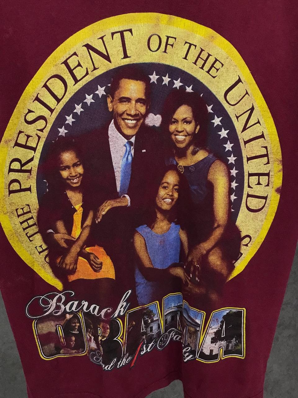 President's Barack Obama and 1st family vintage tee Size US L / EU 52-54 / 3 - 3 Thumbnail