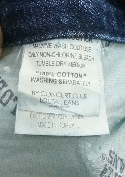 Japanese Brand RARE 🔥 YOSHITOMO NARA LOLITA Vintage Blue Jeans Size US 29 - 20 Thumbnail