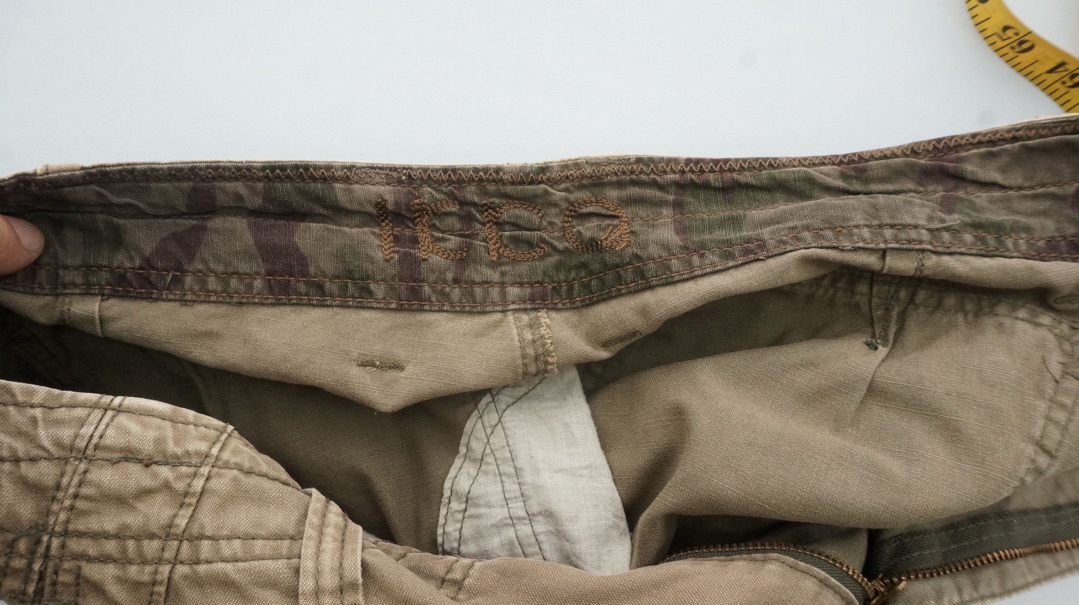 Japanese Brand Vtg! IKKA Japan Worn Out Faded Cargo Pants Size US 36 / EU 52 - 20 Thumbnail