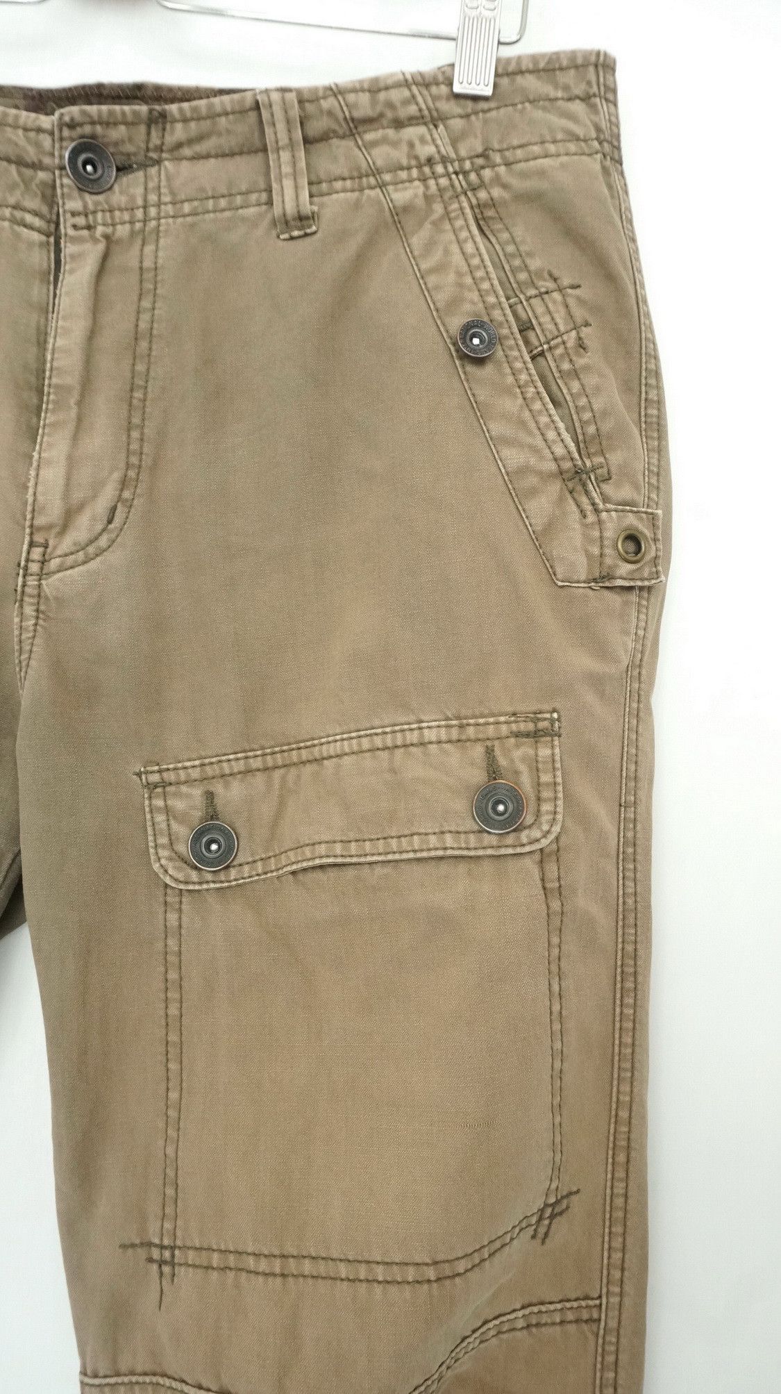Japanese Brand Vtg! IKKA Japan Worn Out Faded Cargo Pants Size US 36 / EU 52 - 3 Thumbnail