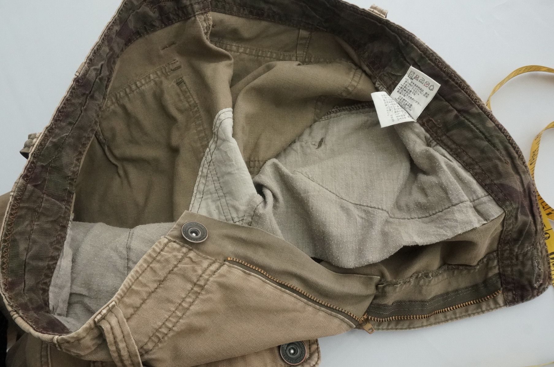 Japanese Brand Vtg! IKKA Japan Worn Out Faded Cargo Pants Size US 36 / EU 52 - 18 Thumbnail
