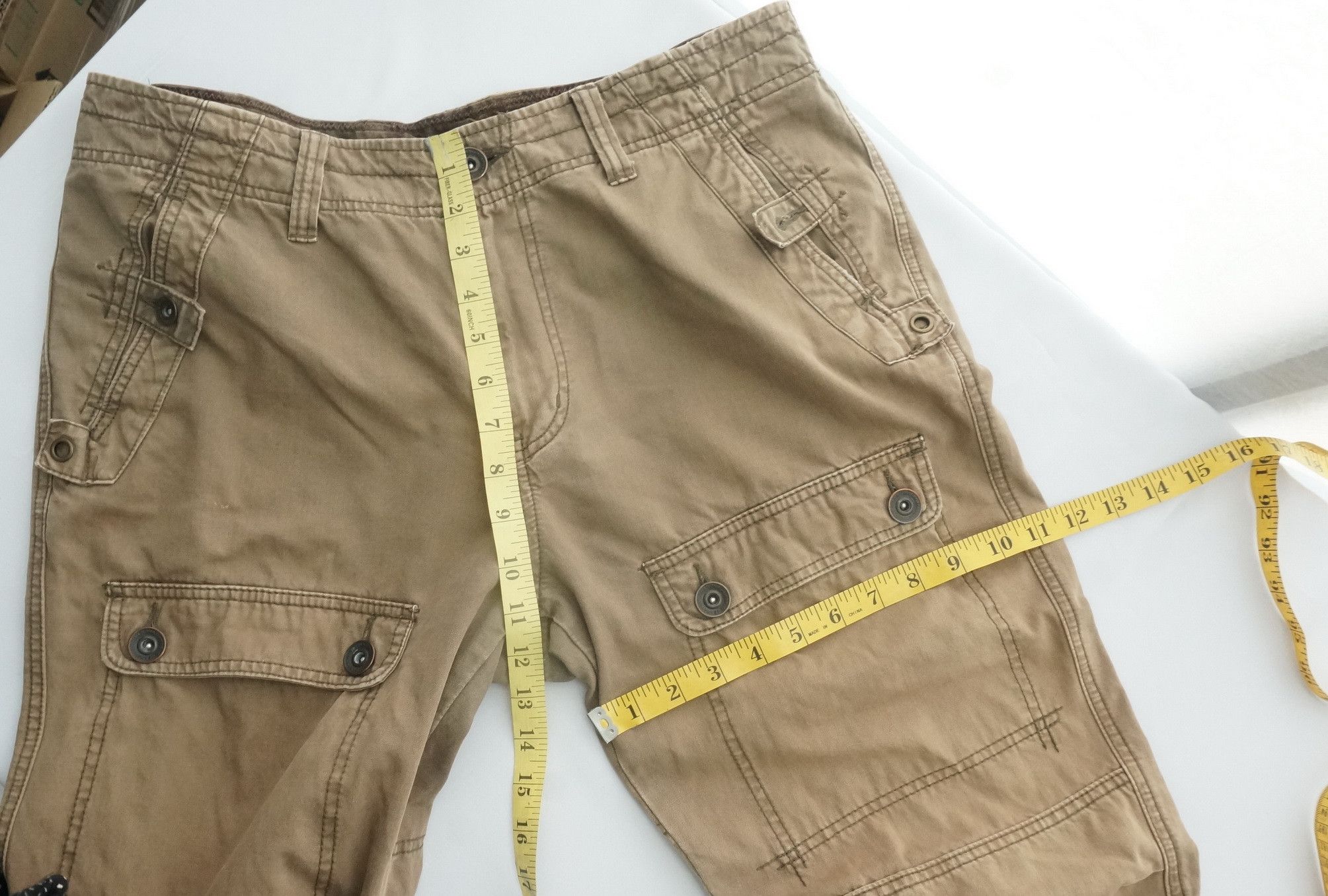 Japanese Brand Vtg! IKKA Japan Worn Out Faded Cargo Pants Size US 36 / EU 52 - 14 Thumbnail
