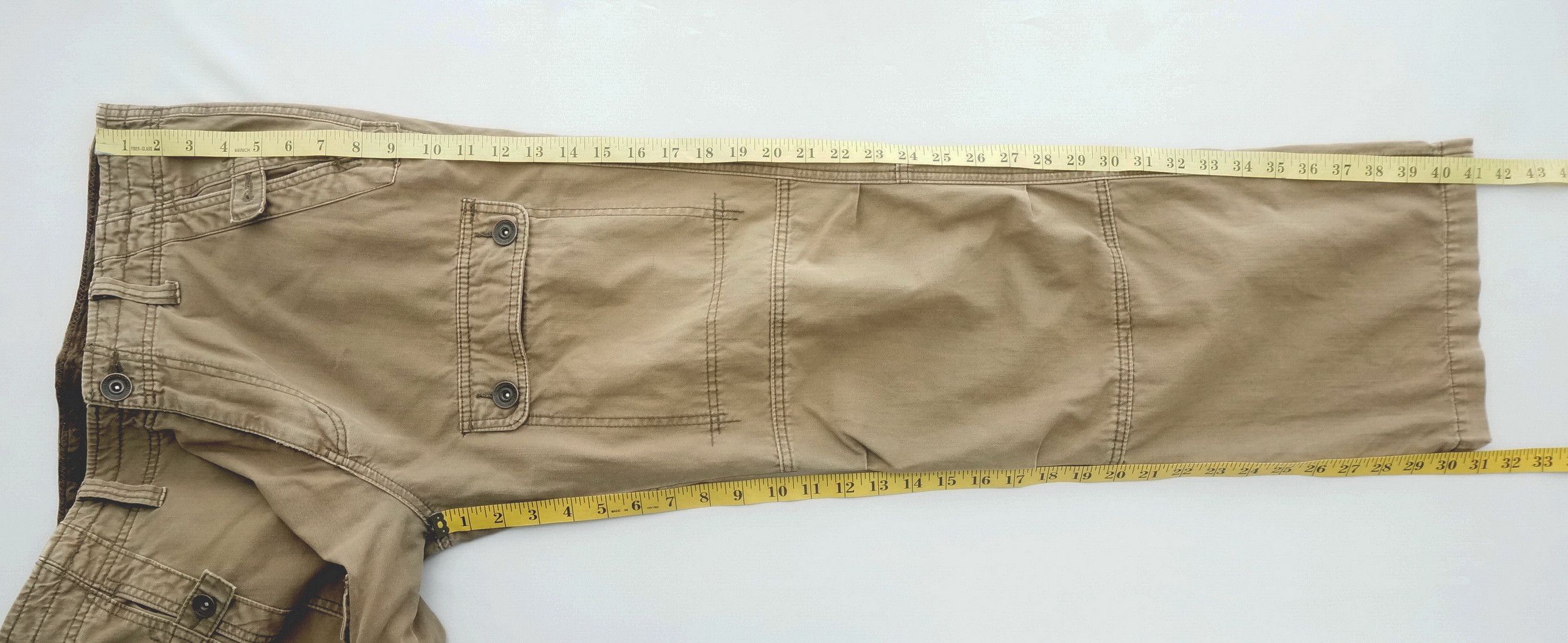 Japanese Brand Vtg! IKKA Japan Worn Out Faded Cargo Pants Size US 36 / EU 52 - 16 Thumbnail