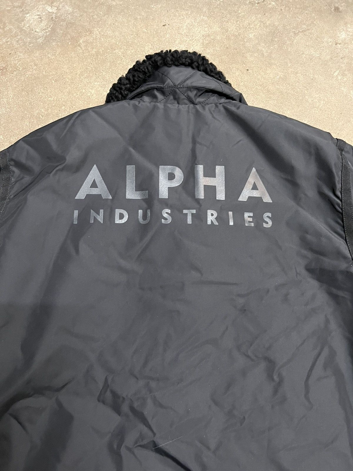 Alpha Industries × Vintage Vintage Alpha Industries B-15 Fur Parka Jacket Size US XL / EU 56 / 4 - 7 Thumbnail