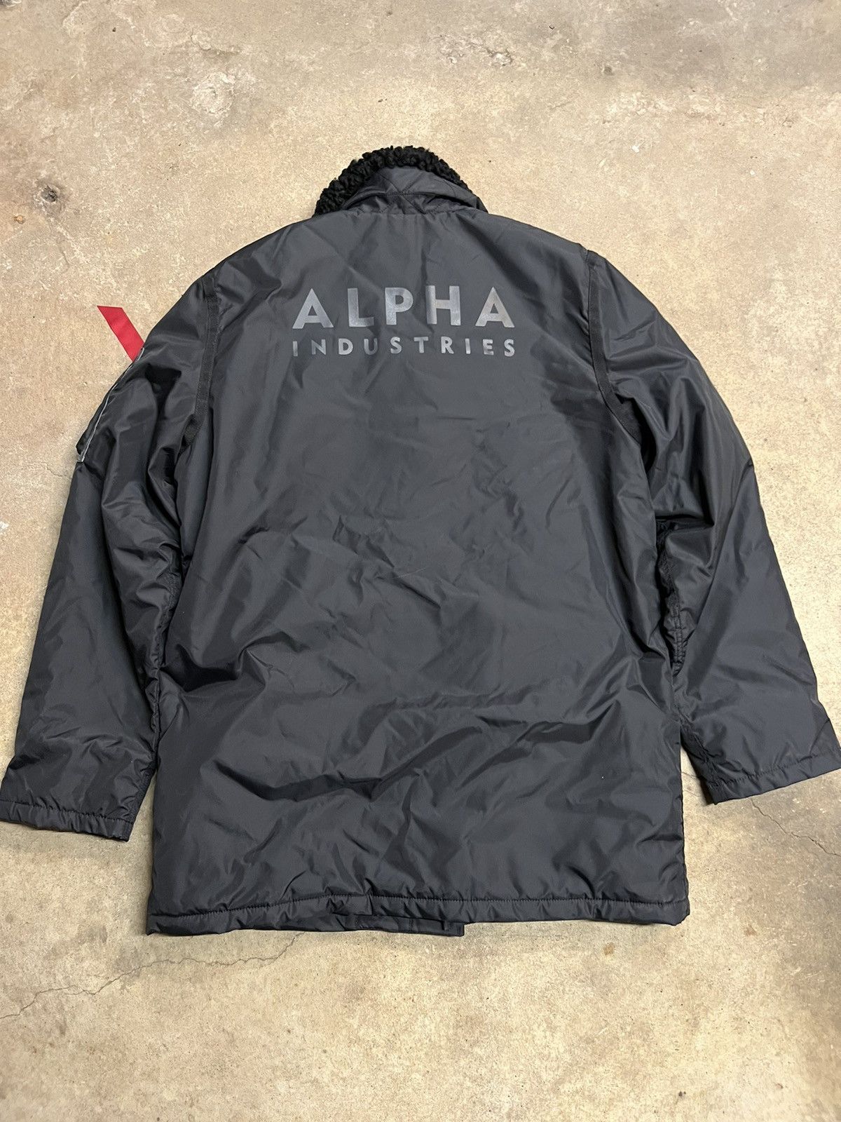 Alpha Industries × Vintage Vintage Alpha Industries B-15 Fur Parka Jacket Size US XL / EU 56 / 4 - 6 Thumbnail