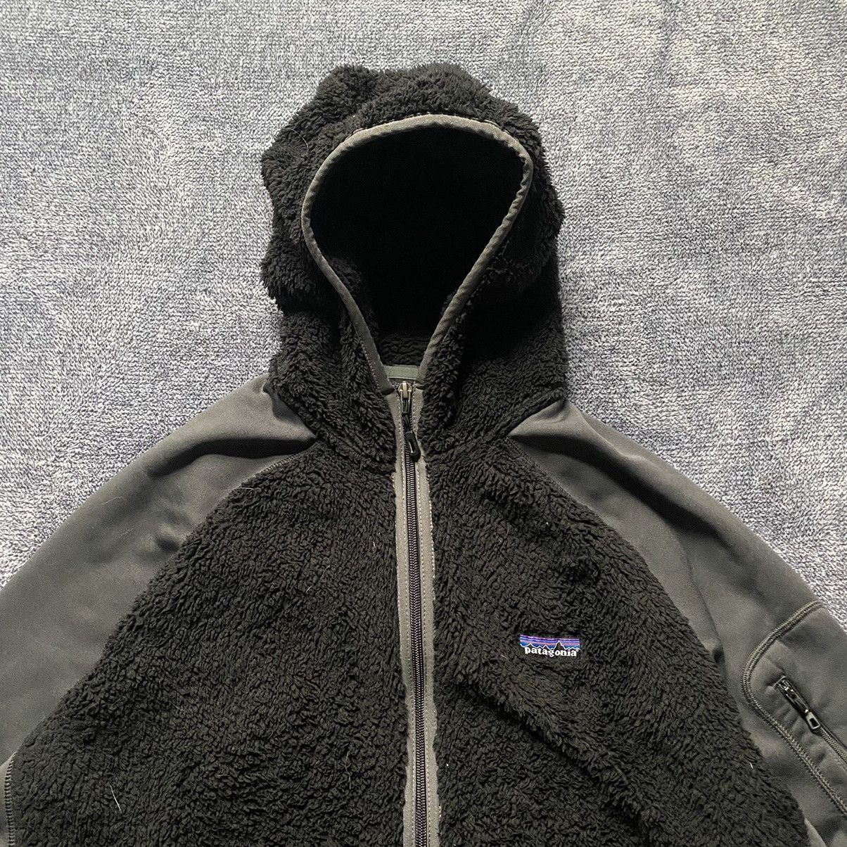 Patagonia × Vintage Vintage Patagonia Deep Pile Fleece Hoodie Size US L / EU 52-54 / 3 - 2 Thumbnail