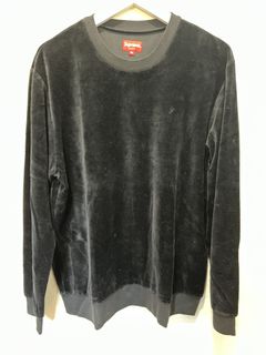 Supreme discount velour crewneck