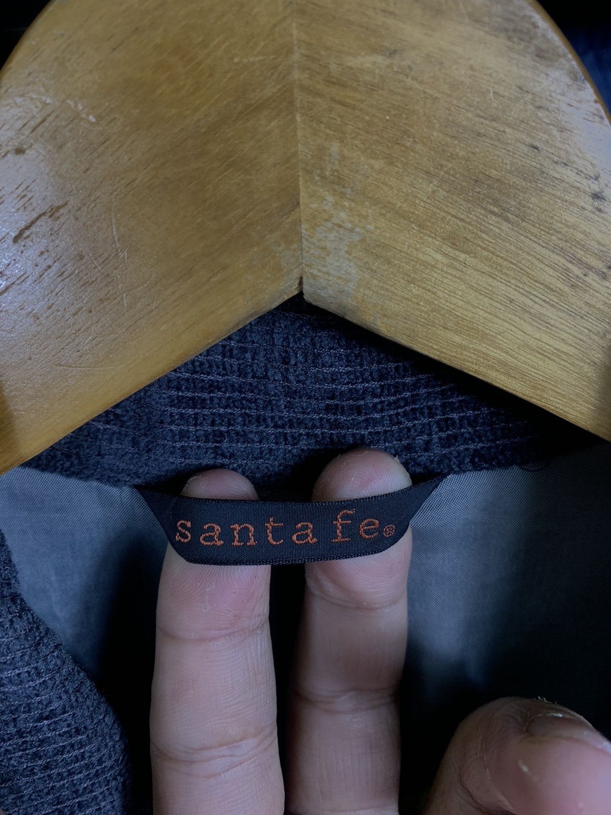 Japanese Brand Vintage Japanese Brand Santa Fe Mohair Knit Jacket Size US L / EU 52-54 / 3 - 3 Thumbnail