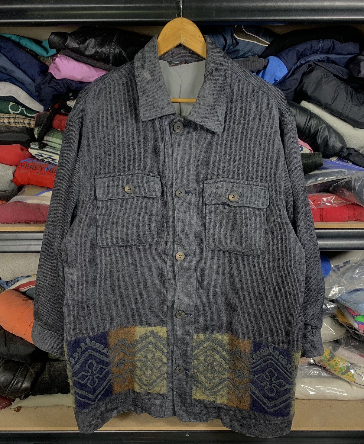 Japanese Brand Vintage Japanese Brand Santa Fe Mohair Knit Jacket Size US L / EU 52-54 / 3 - 1 Thumbnail