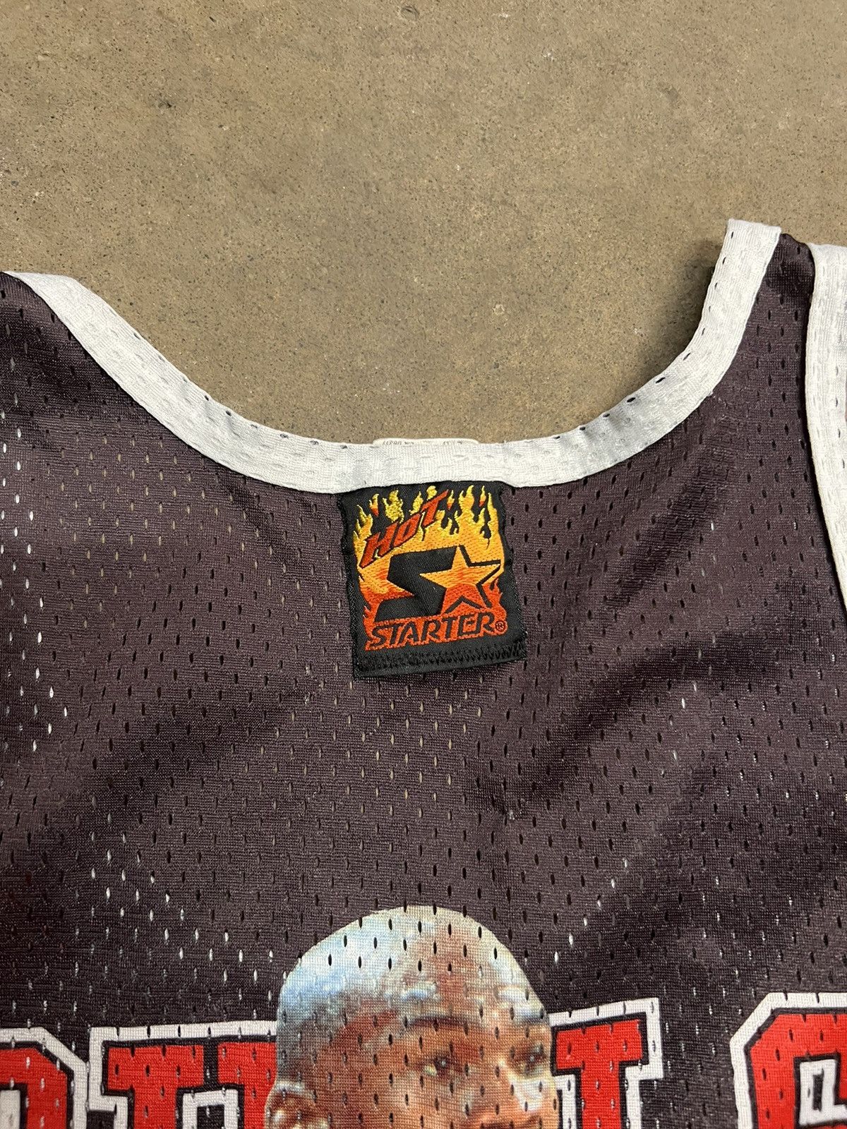 Starter × Vintage Vintage 90's Starter Michael Jordan All Over Print Size US L / EU 52-54 / 3 - 7 Thumbnail