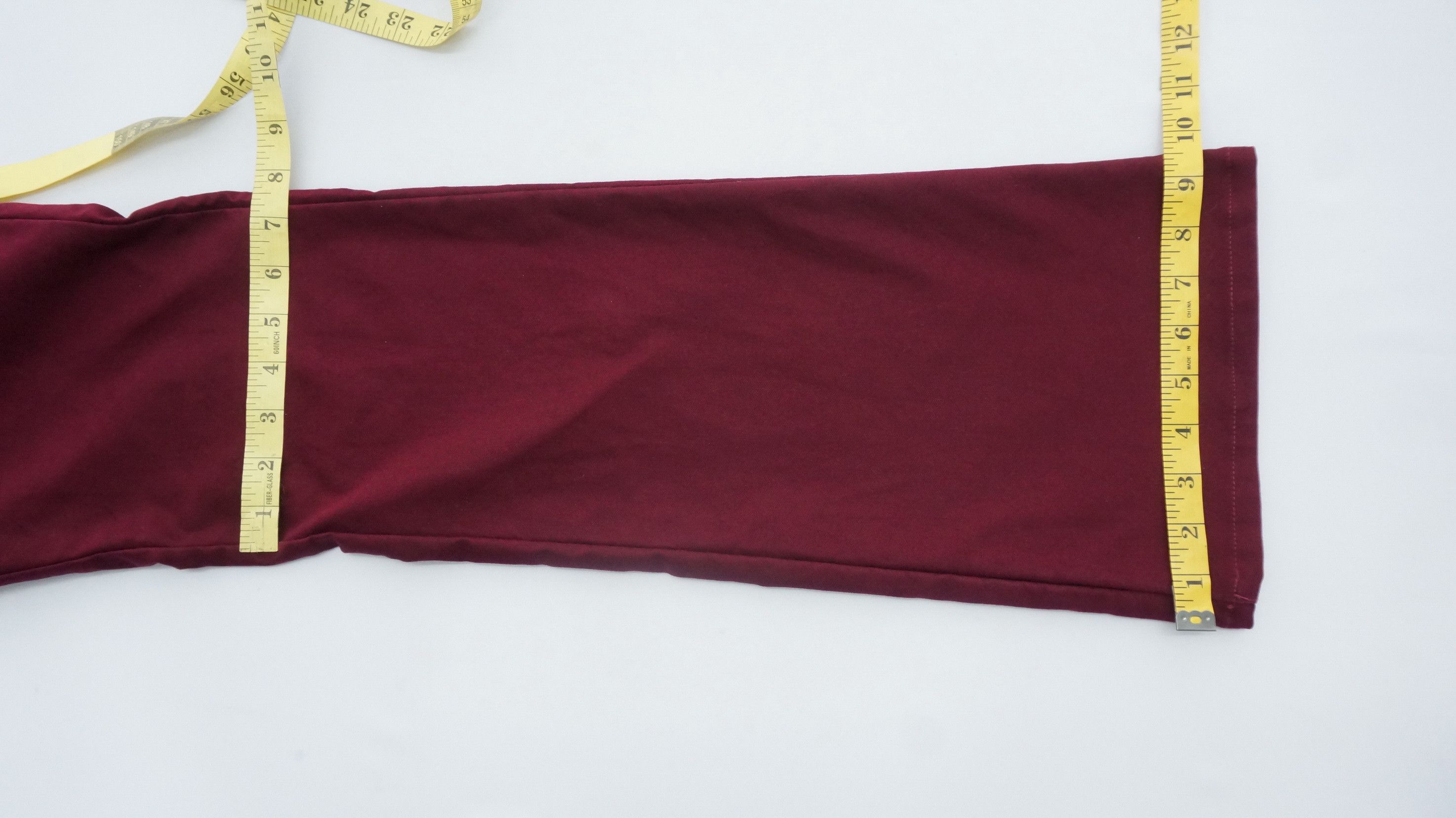Japanese Brand HolyFlare 💥 DIFFERENCE EDGE RUPERT Burgundy Hourglass Pants Size US 29 - 14 Thumbnail