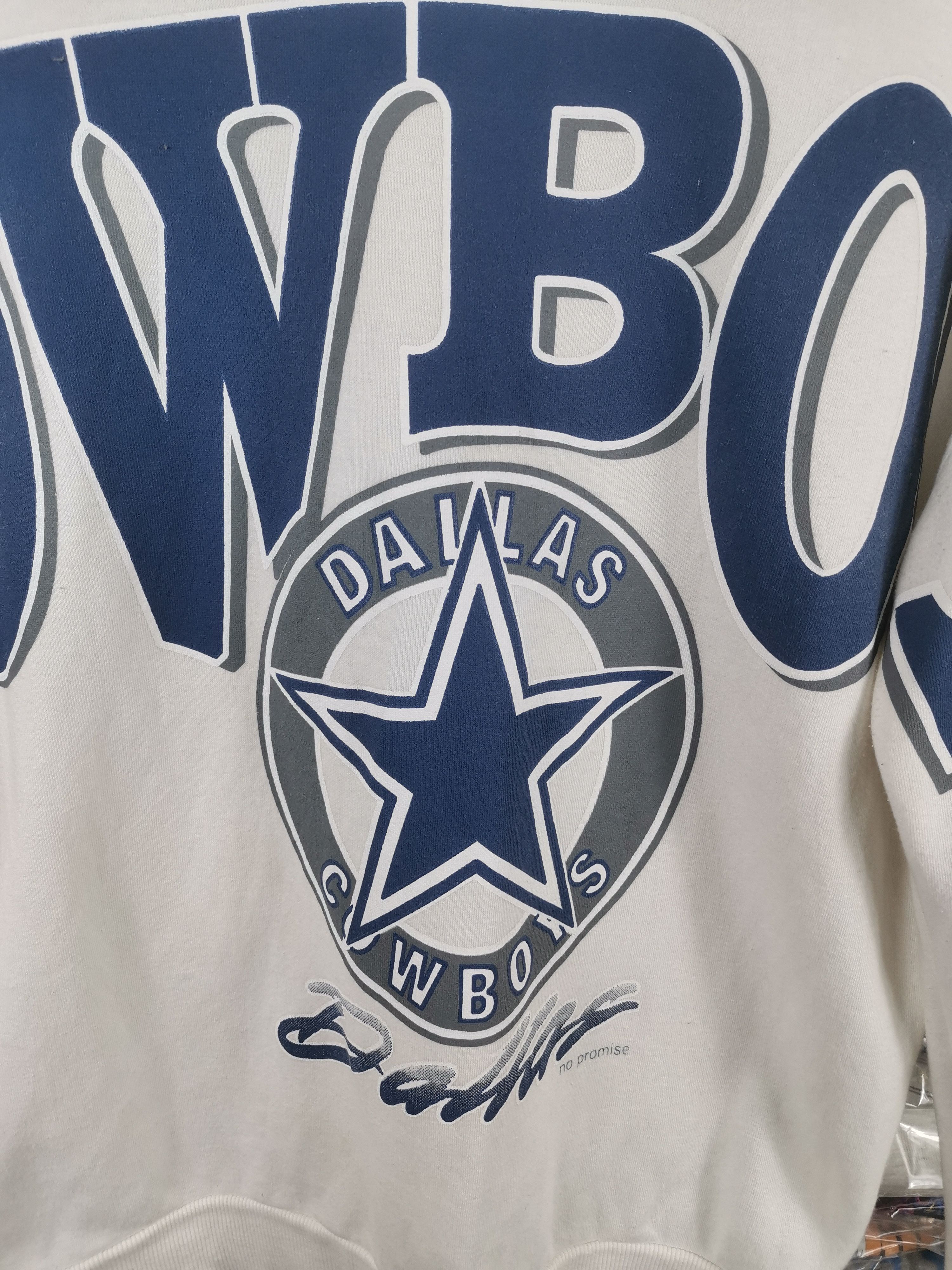Logo Athletic Vintage Dallas Cowboys Overprint Sweatshirt Size US M / EU 48-50 / 2 - 2 Thumbnail
