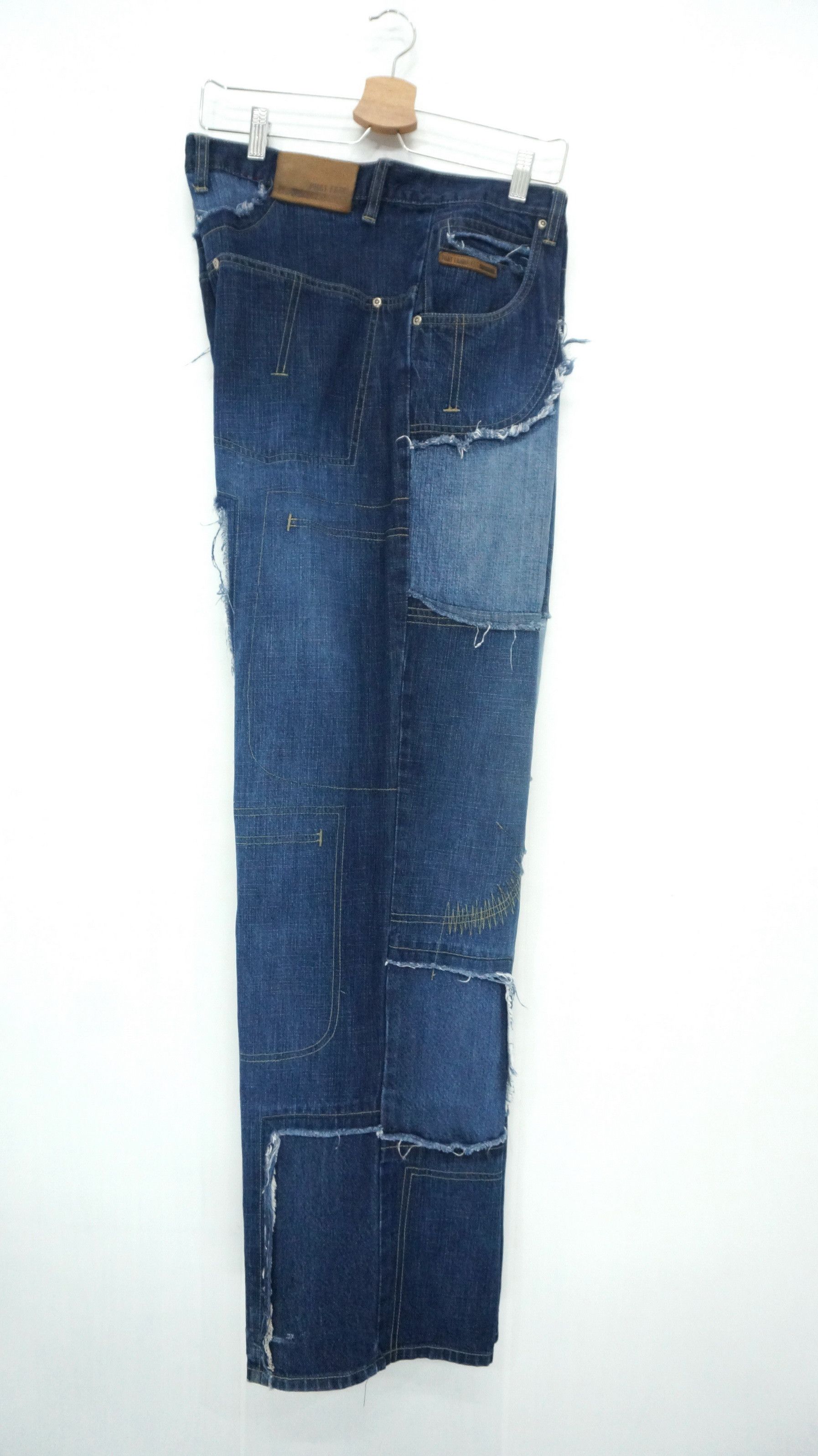 Phat Farm Dope 🔥 PHAT FARM 🔥 Baggy Patchwork Jeans Size US 36 / EU 52 - 13 Thumbnail
